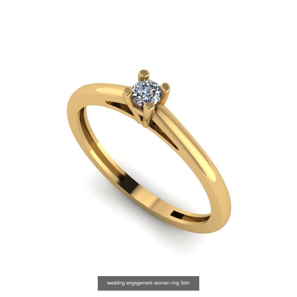 Engagement ring collection 30 pieces 3D model _26