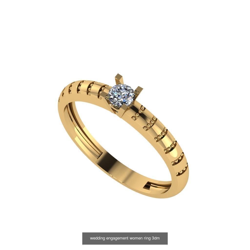 Engagement ring collection 30 pieces 3D model _10