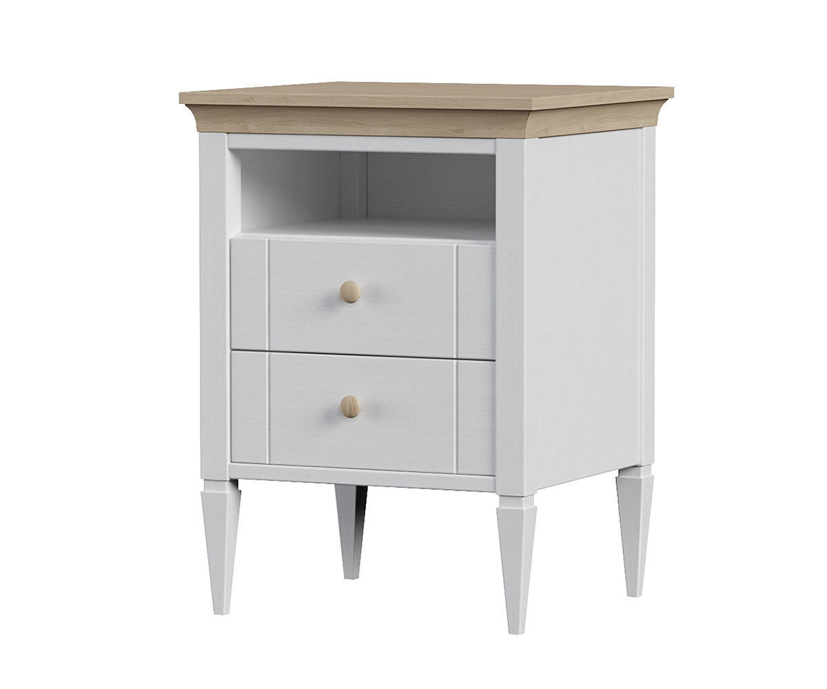 Bedroom set bookcase with two doors 3D Model Collection_42