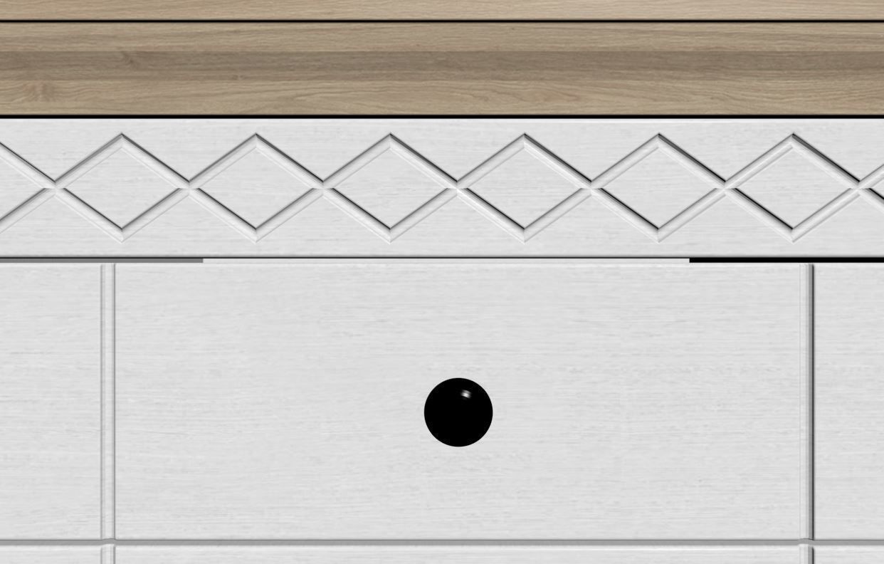 Bedroom set bookcase with two doors 3D Model Collection_55