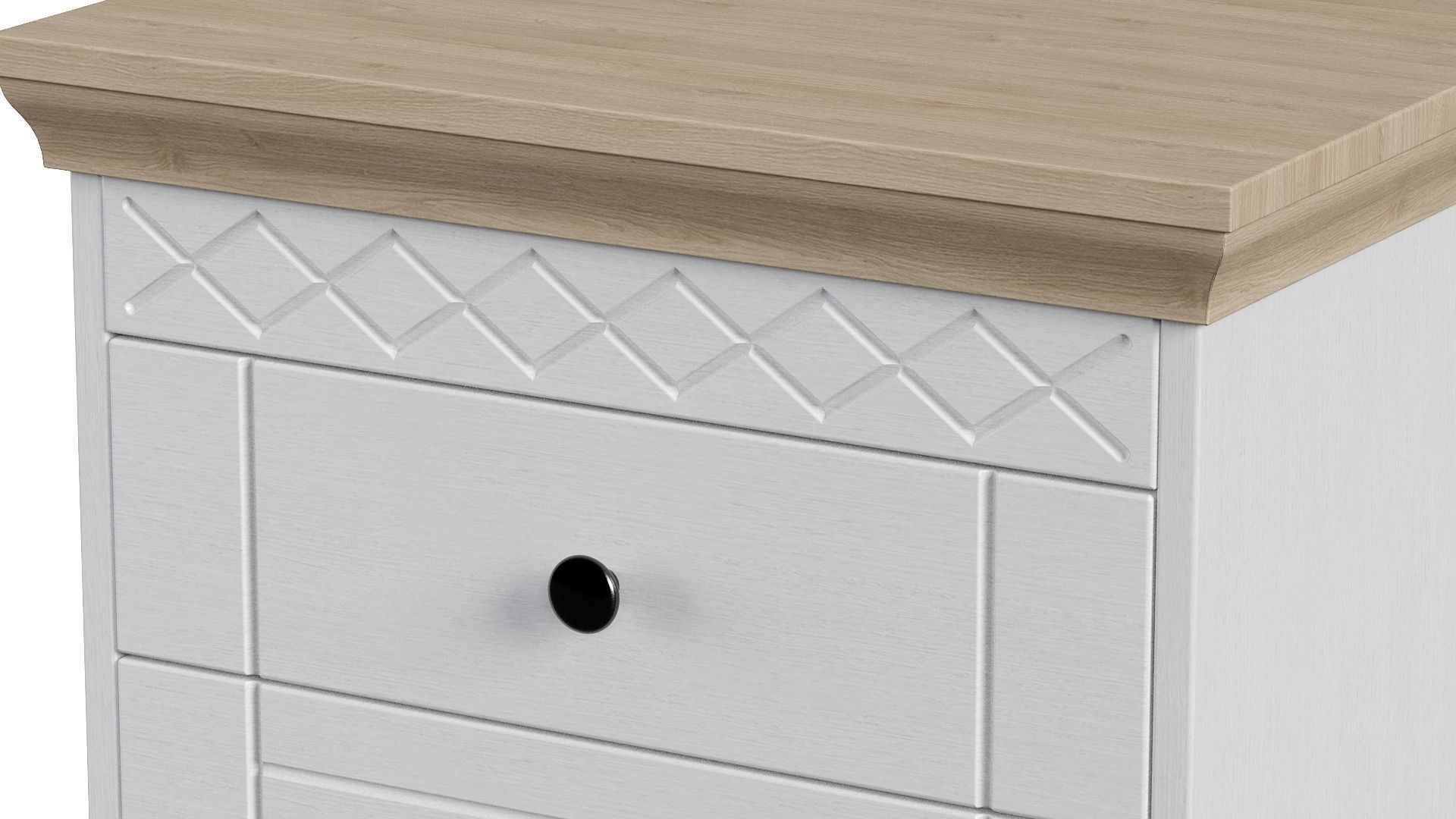 Bedroom set bookcase with two doors 3D Model Collection_19