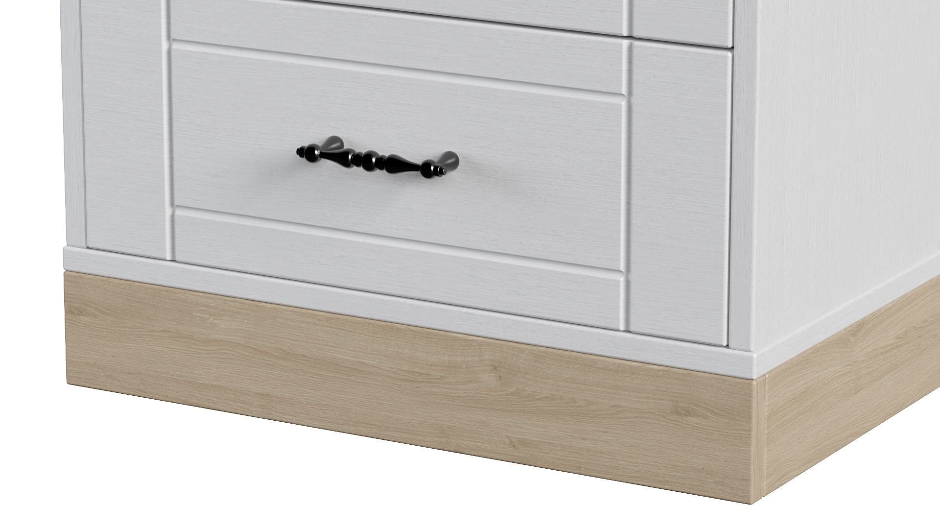 Bedroom set bookcase with two doors 3D Model Collection_40