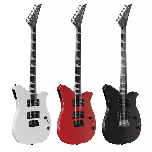 Electric guitar Jackson 3D model