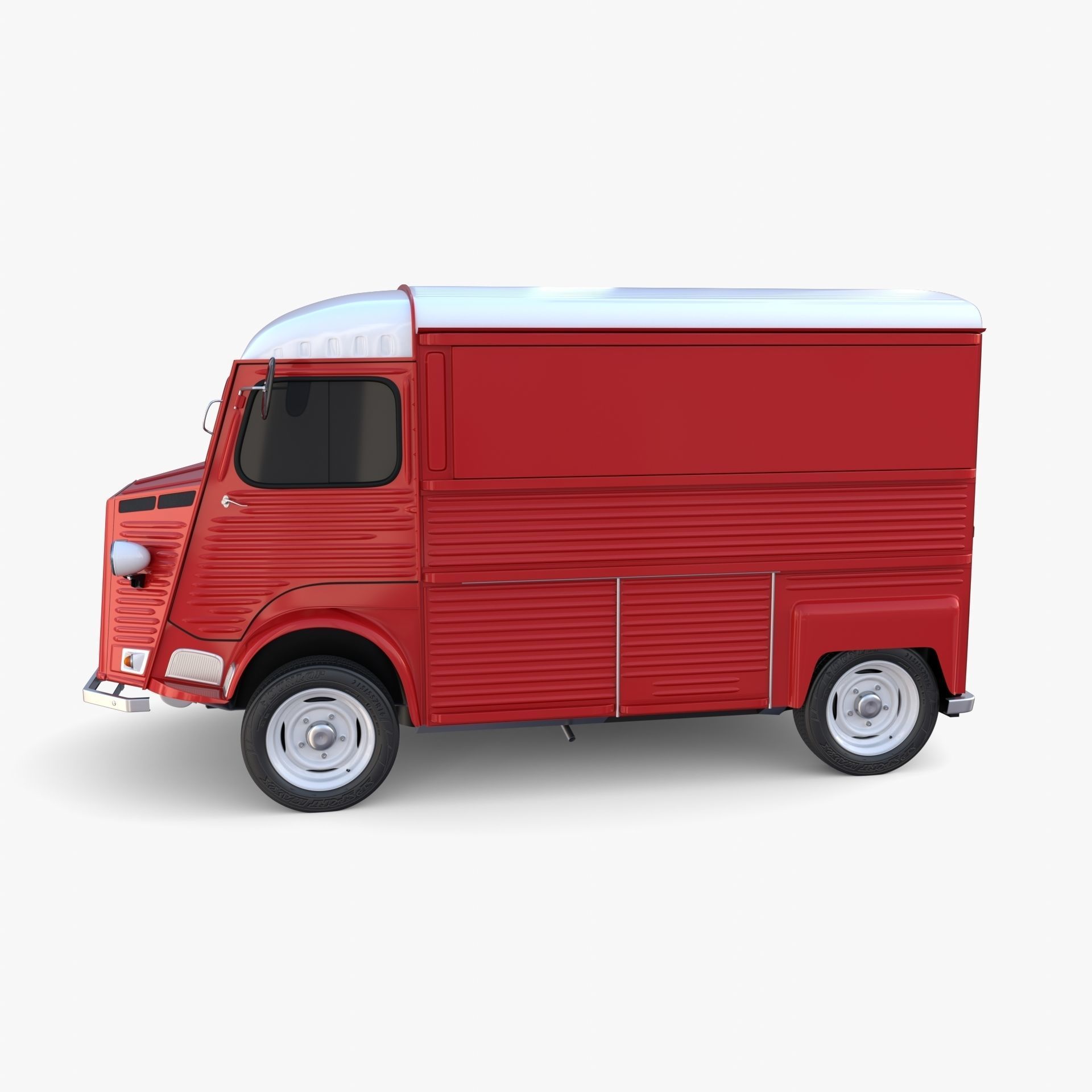 Citroen HY Red 3D model_2