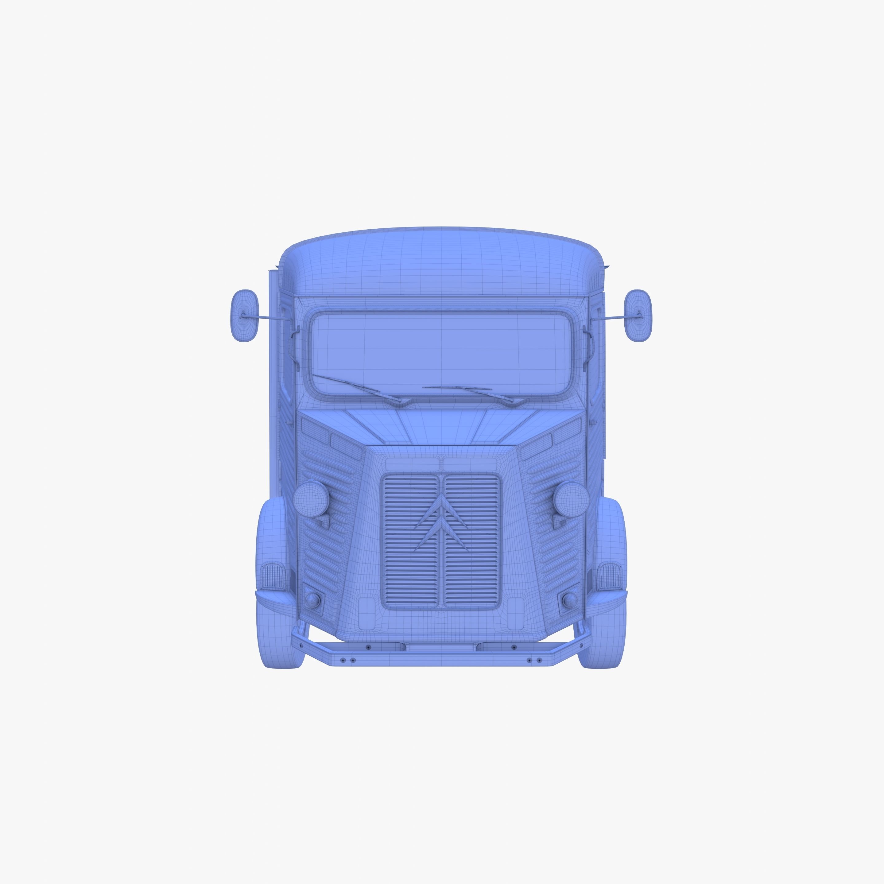 Citroen HY Red 3D model_12