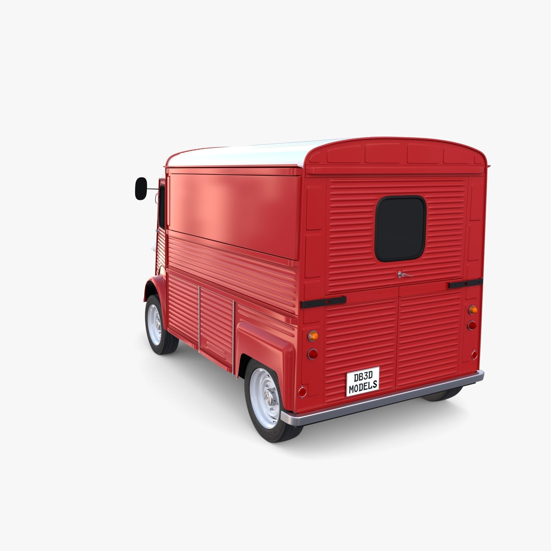 Citroen HY Red 3D model_3