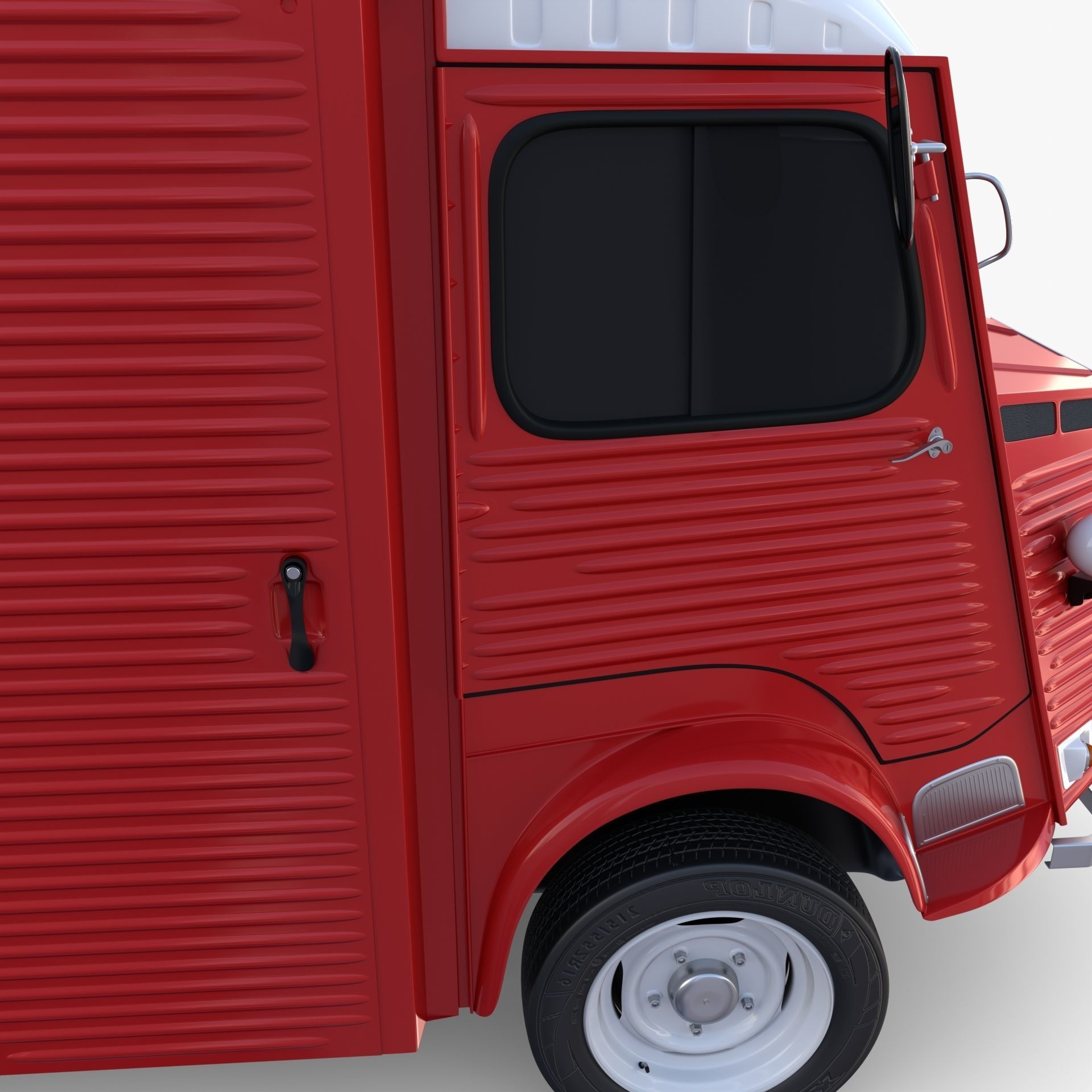 Citroen HY Red 3D model_11