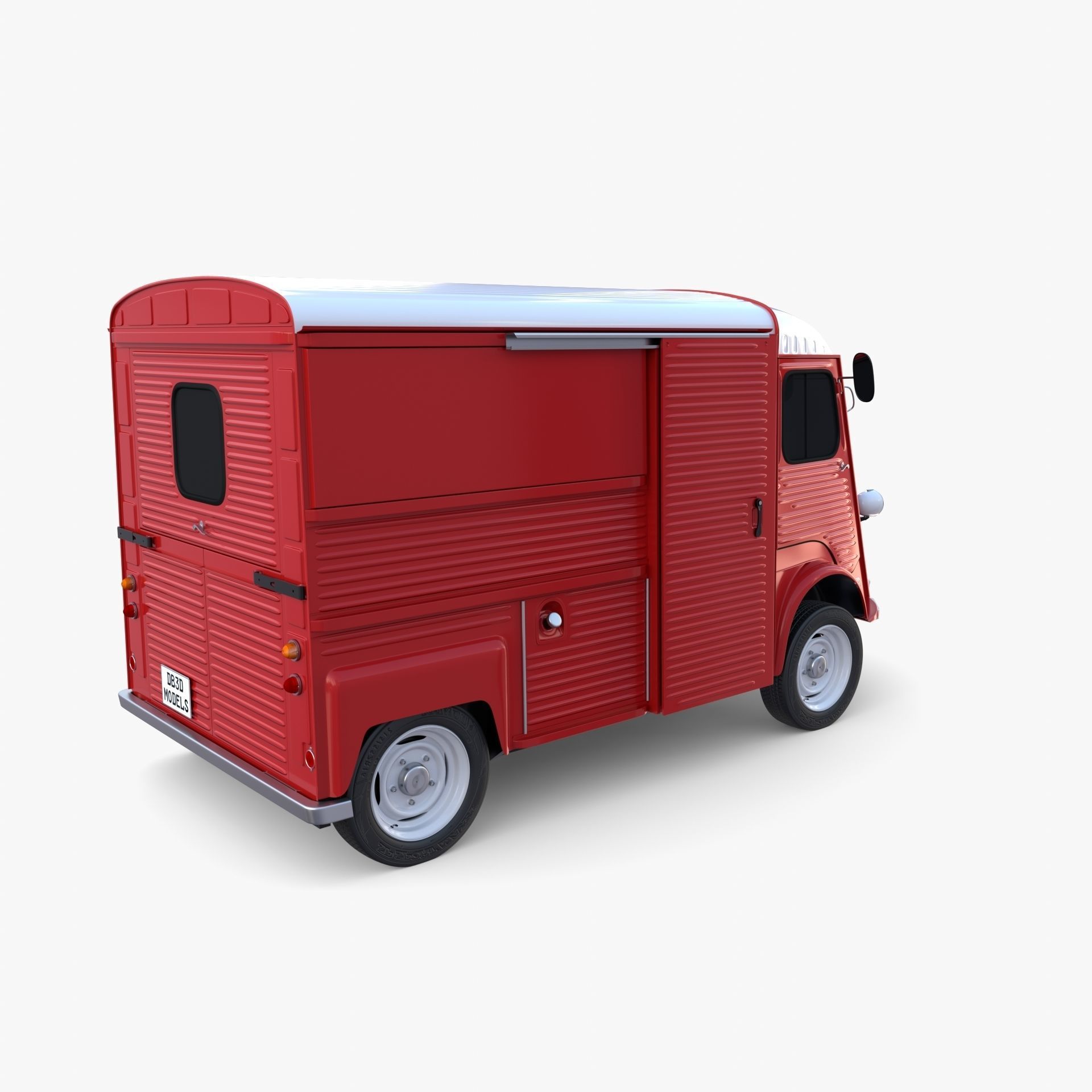 Citroen HY Red 3D model_5
