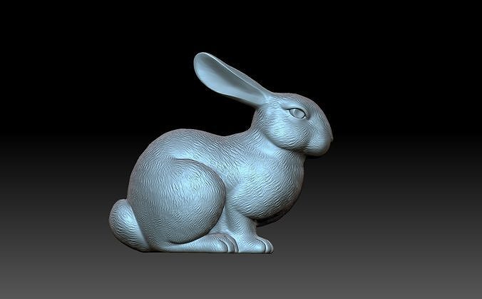 Rabbit 3D print model