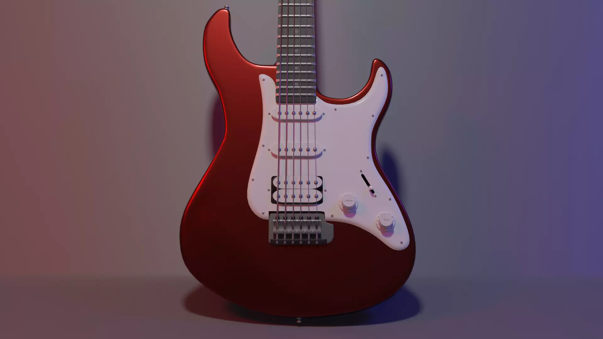 Guitar Yamaha Pacifica 012 3D model_0