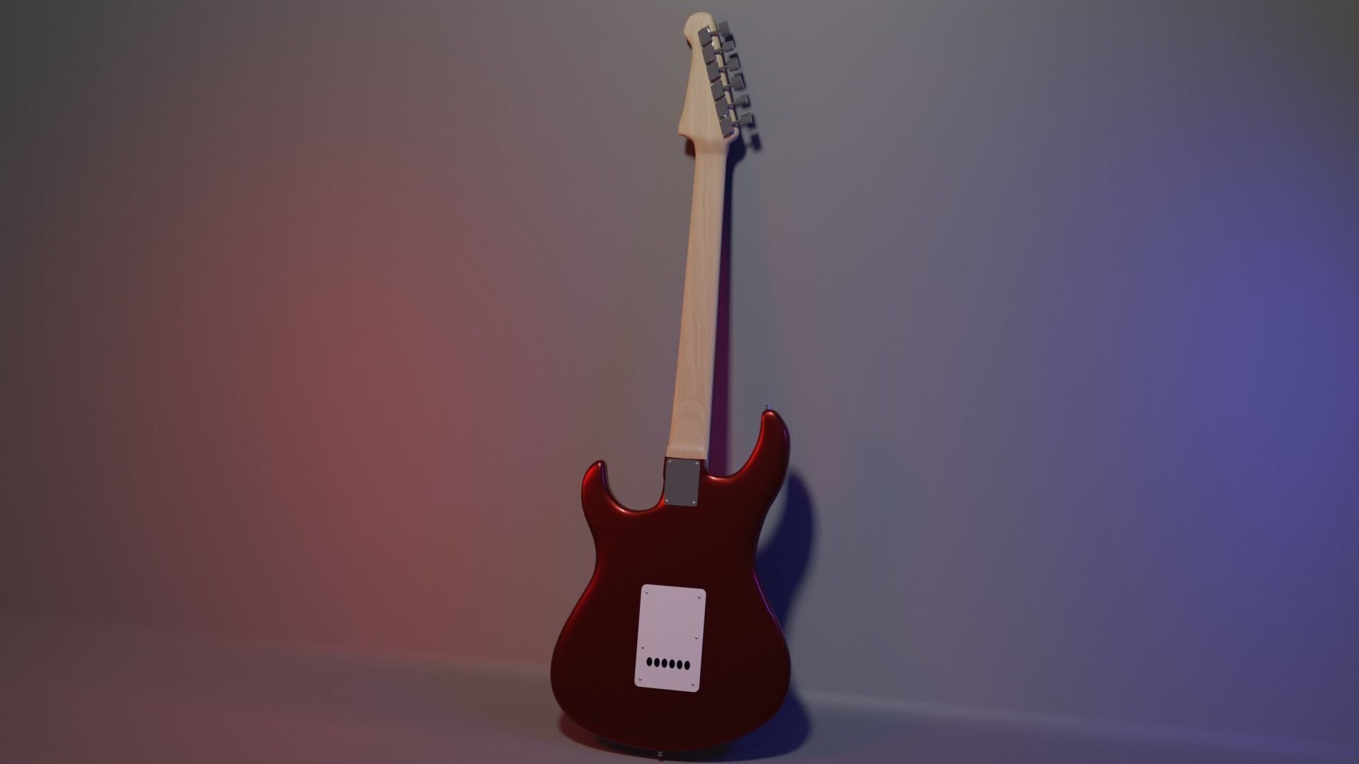 Guitar Yamaha Pacifica 012 3D model_4