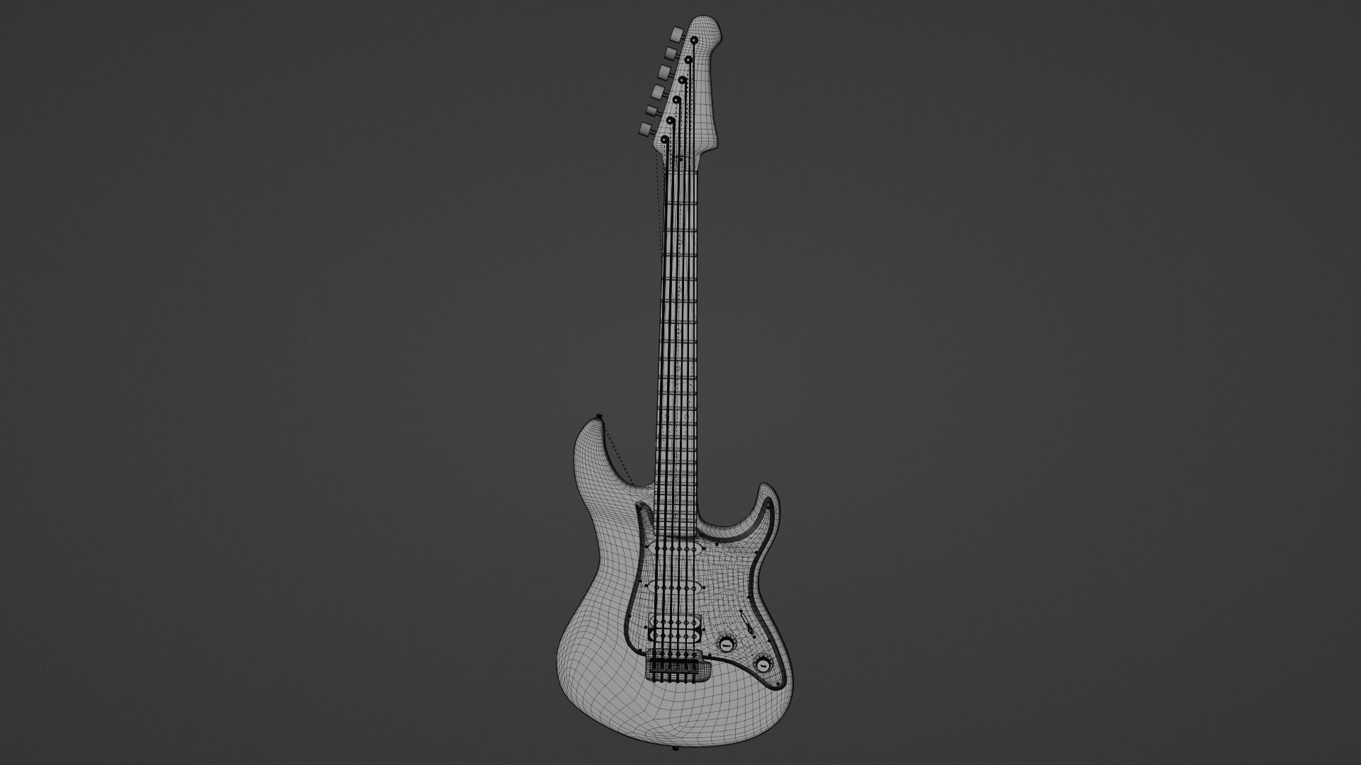 Guitar Yamaha Pacifica 012 3D model_13