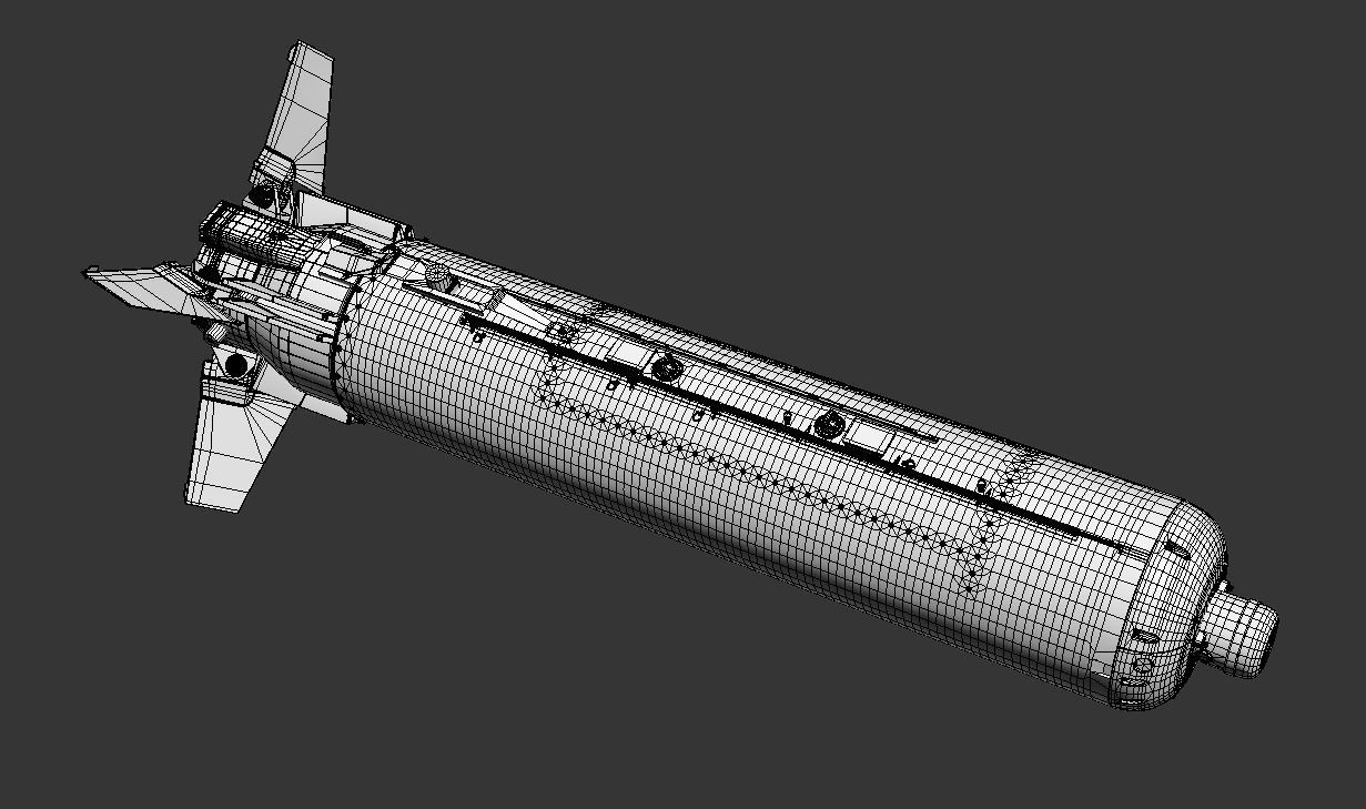 CBU-103 Combined Effects Munition 3D model_21