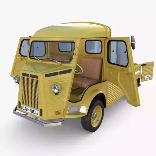 Generic 40s Van Pick Up with interior v3