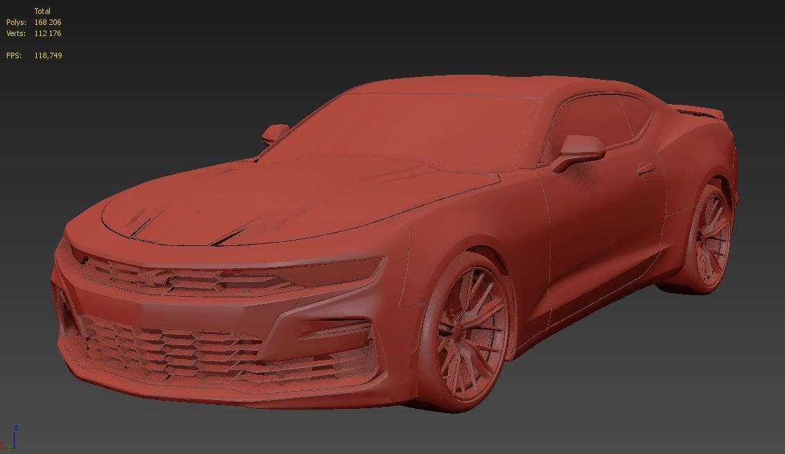 camaro 2020 3D model_8