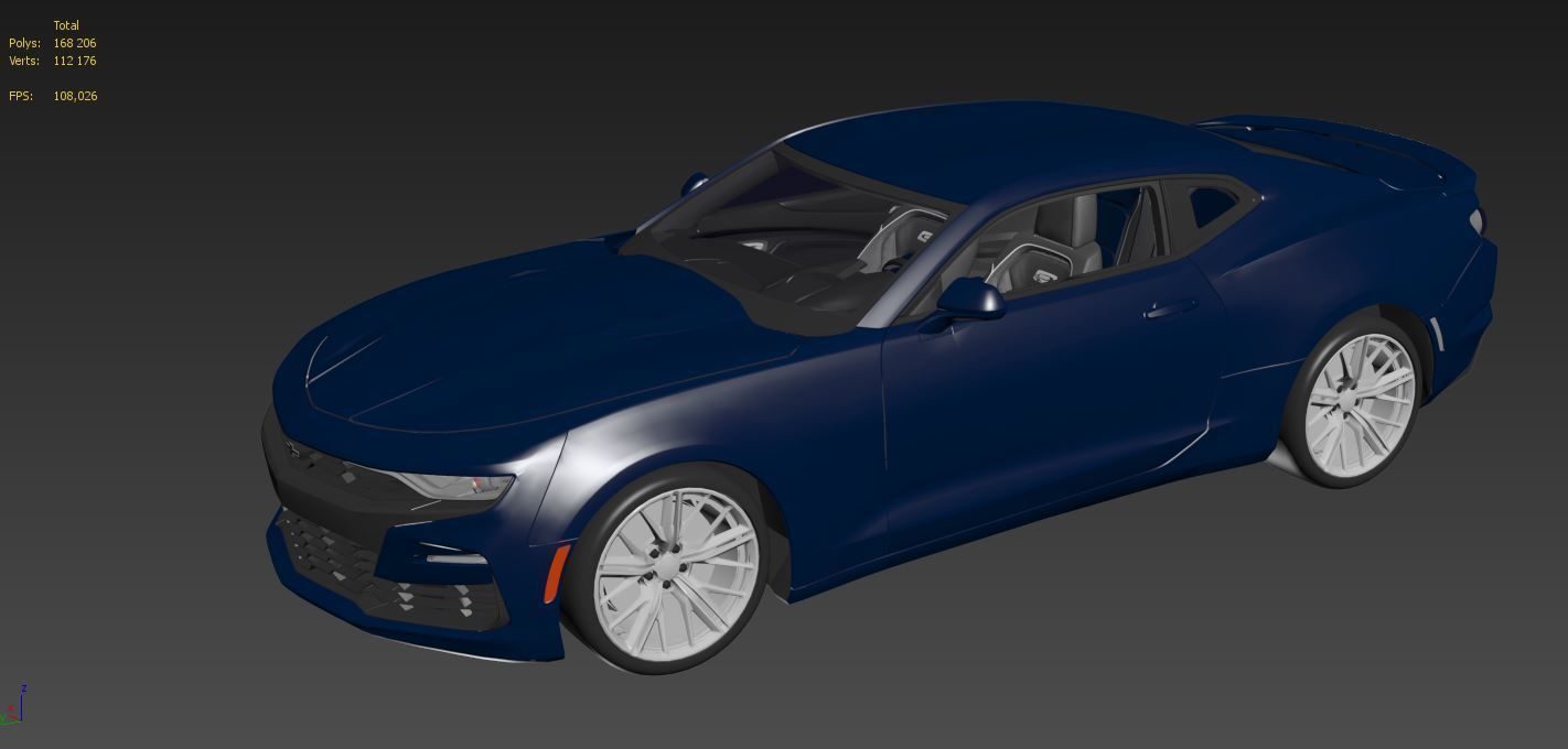 camaro 2020 3D model_5