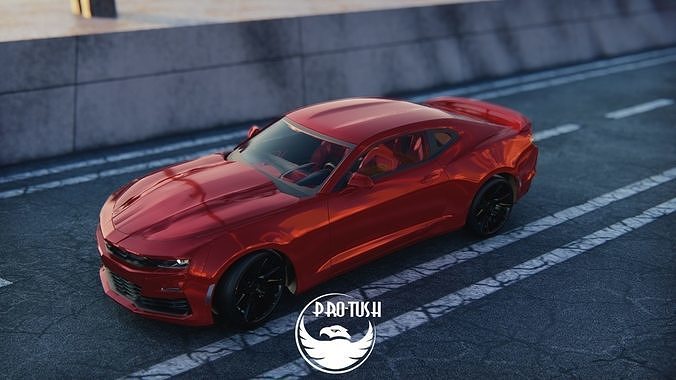 camaro 2020 3D model