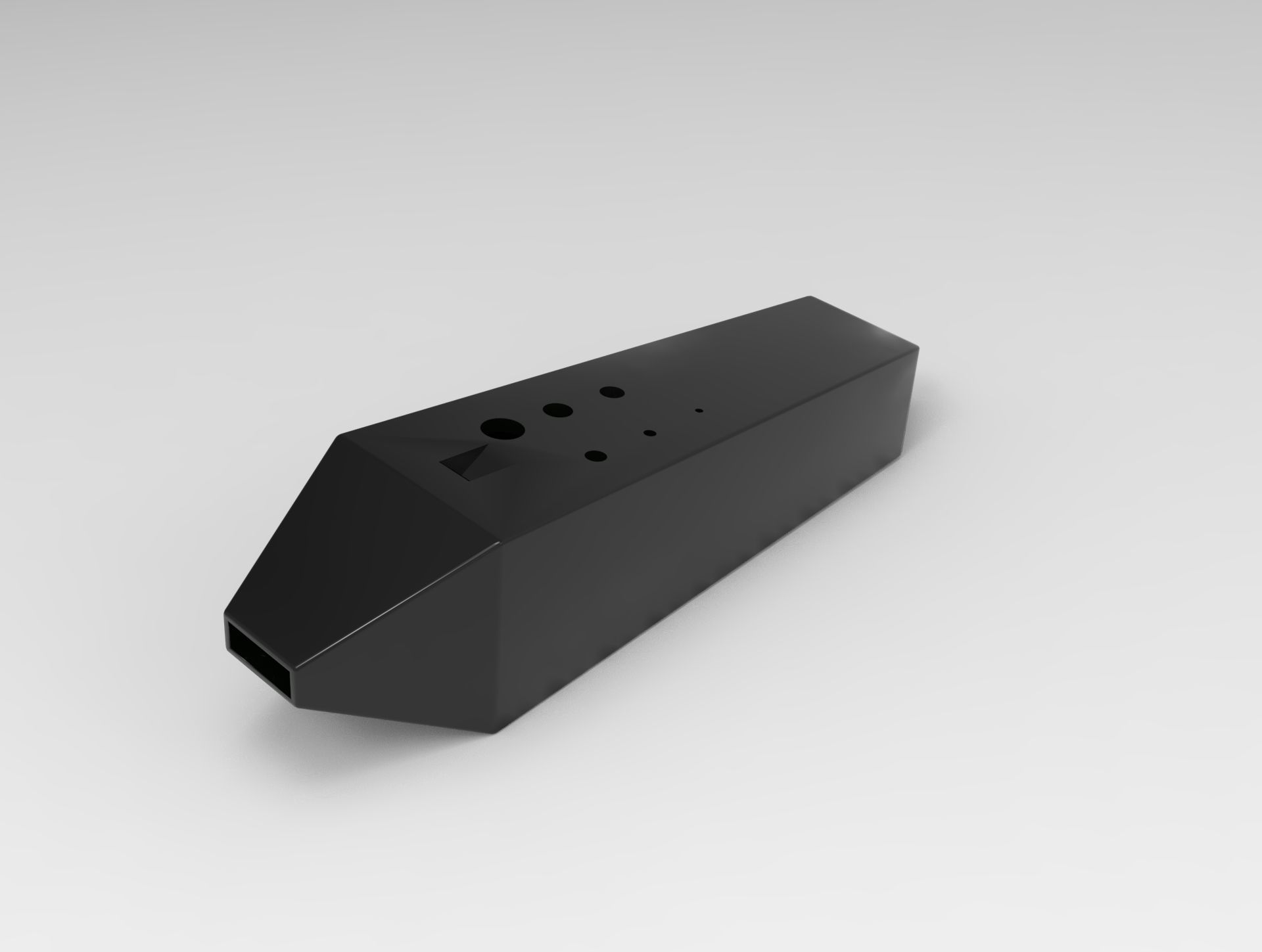Hind Obelisk Alto Ocarina  Low-poly 3D model_8