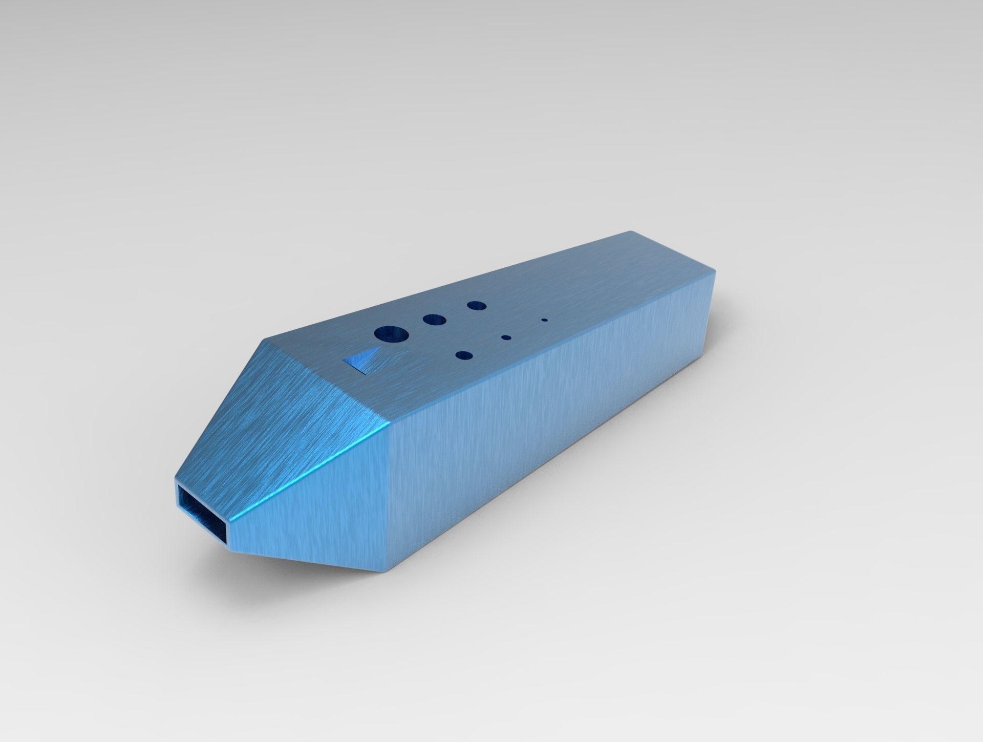 Hind Obelisk Alto Ocarina  Low-poly 3D model_4