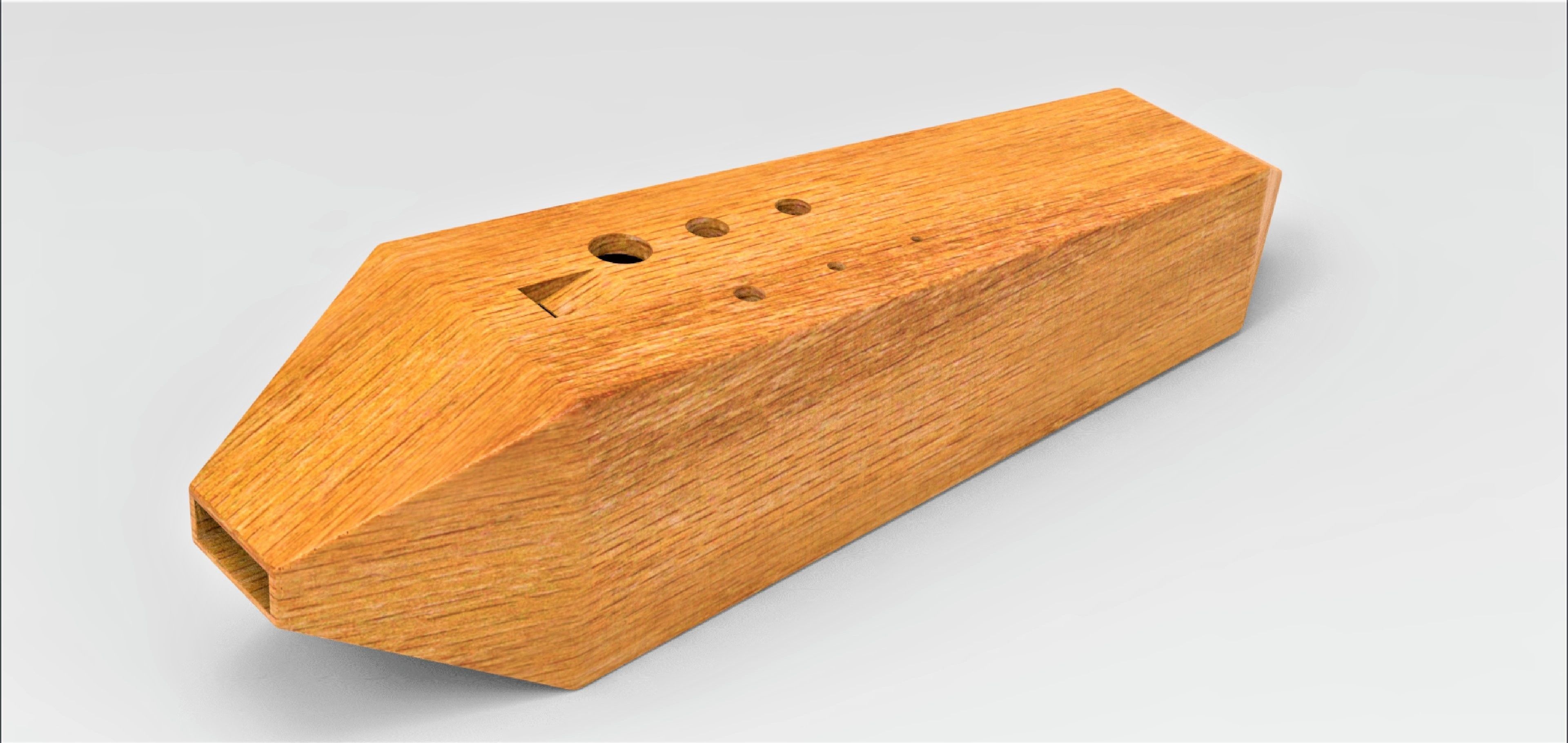 Hind Obelisk Alto Ocarina  Low-poly 3D model_5