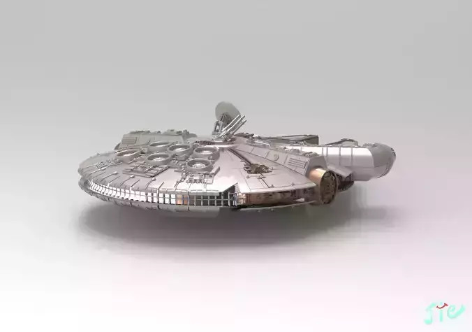 Millennium Falcon 3D print model