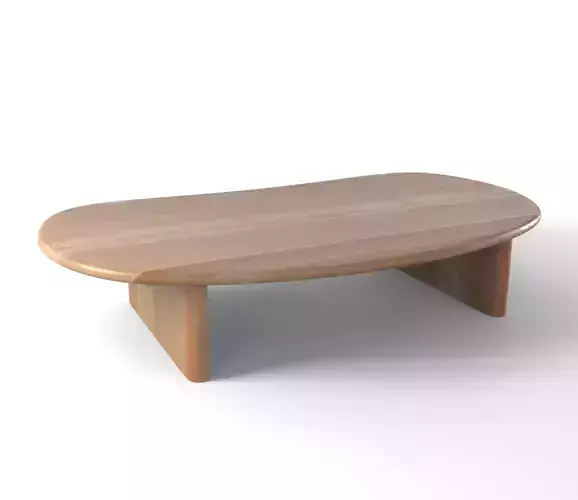 Wooden coffee table