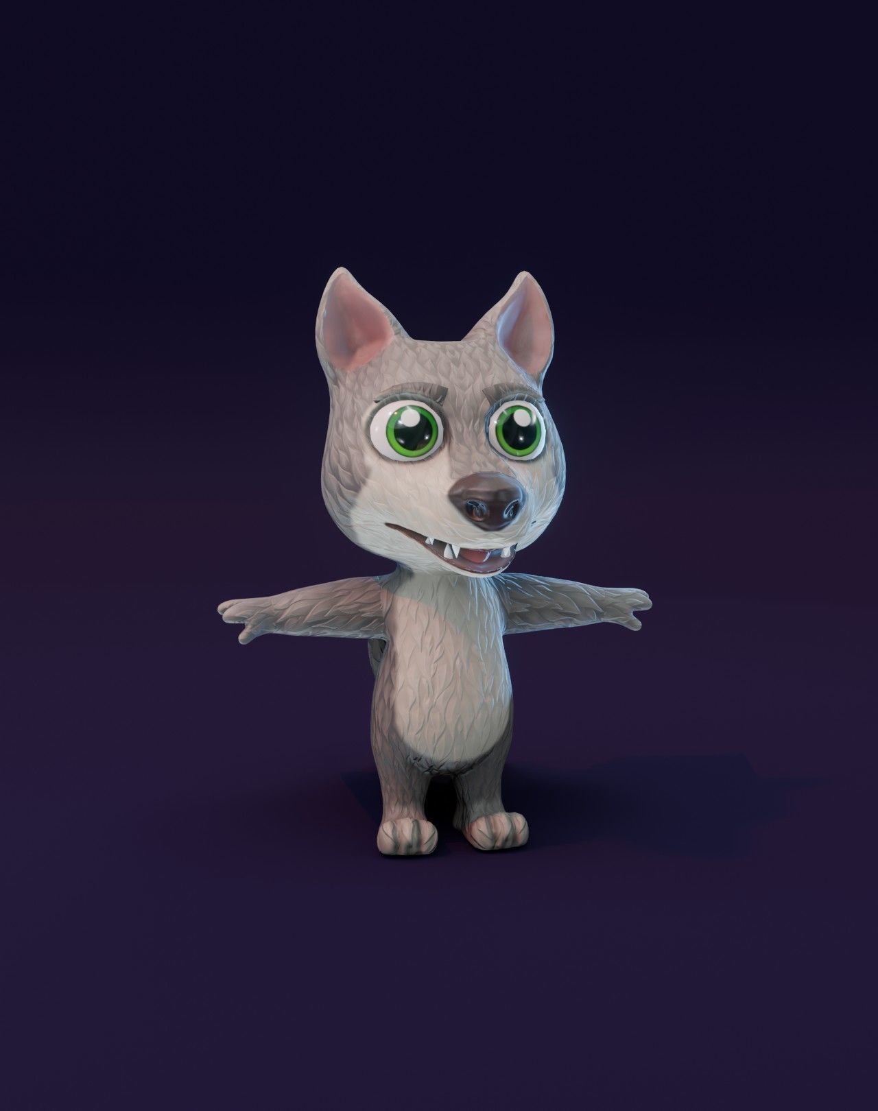 Cartoon Wolf 3D Collection _21