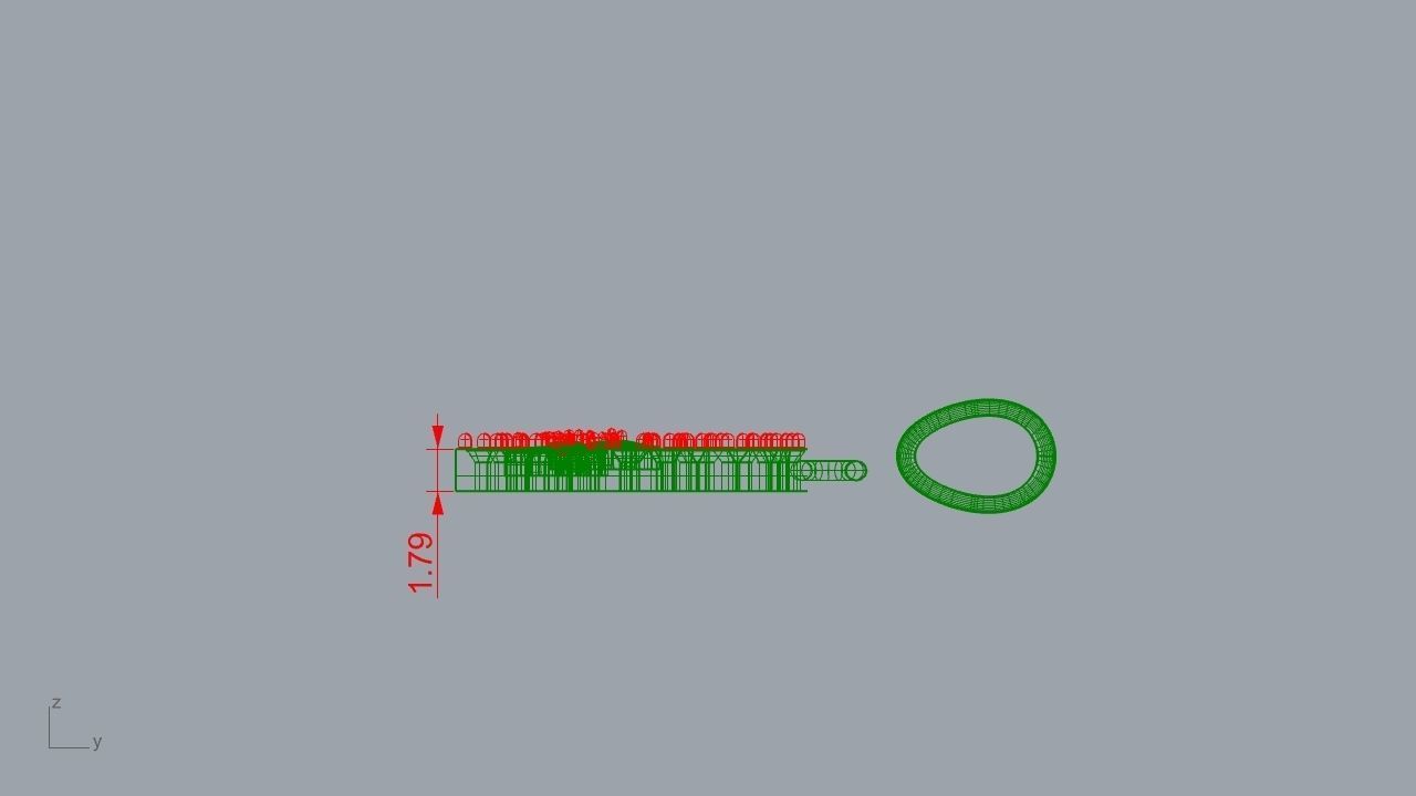 heart pendant 3D print model_2
