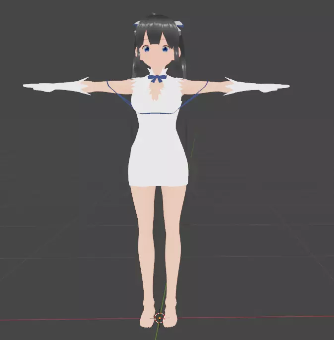 hestia danmachi 3d model Free 3D model_0