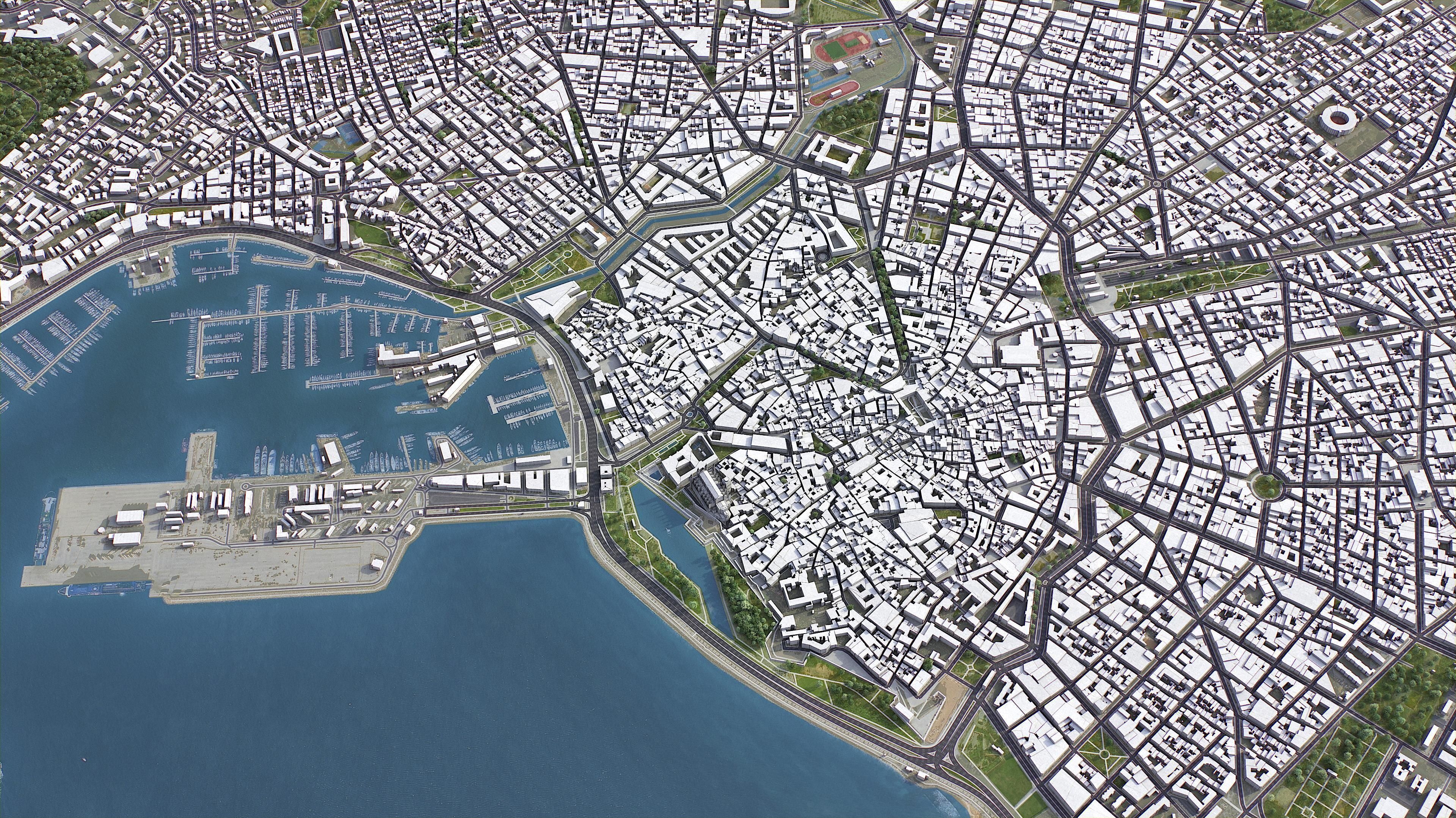 Palma Low-poly 3D model_3