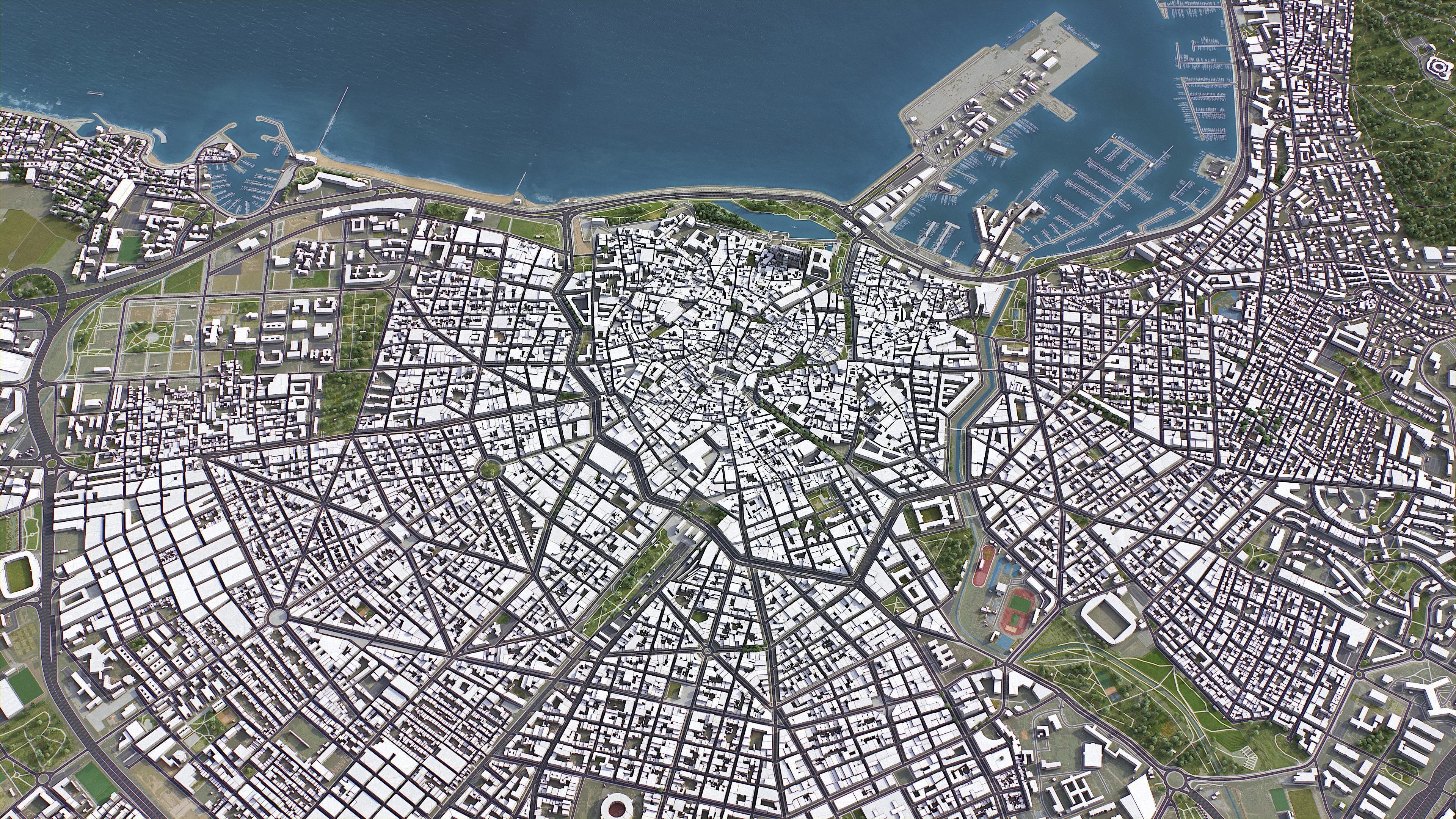 Palma Low-poly 3D model_5