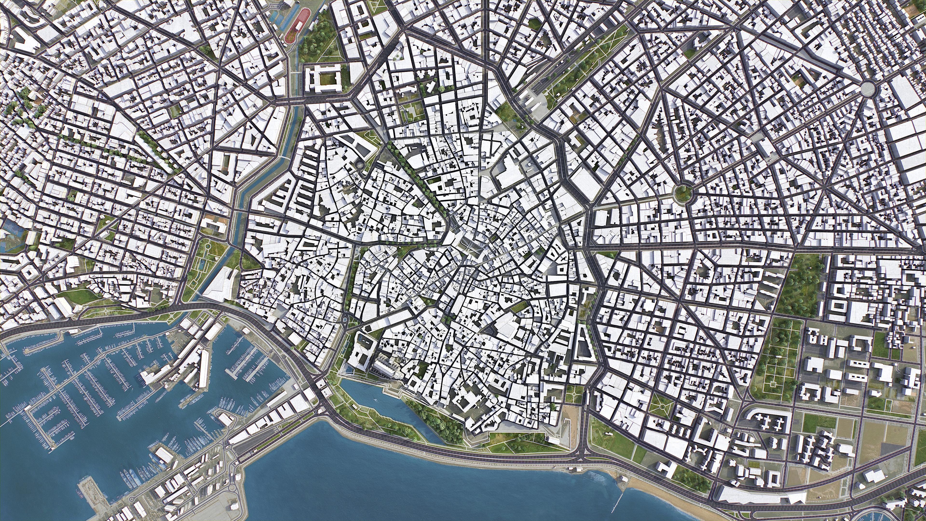 Palma Low-poly 3D model_7