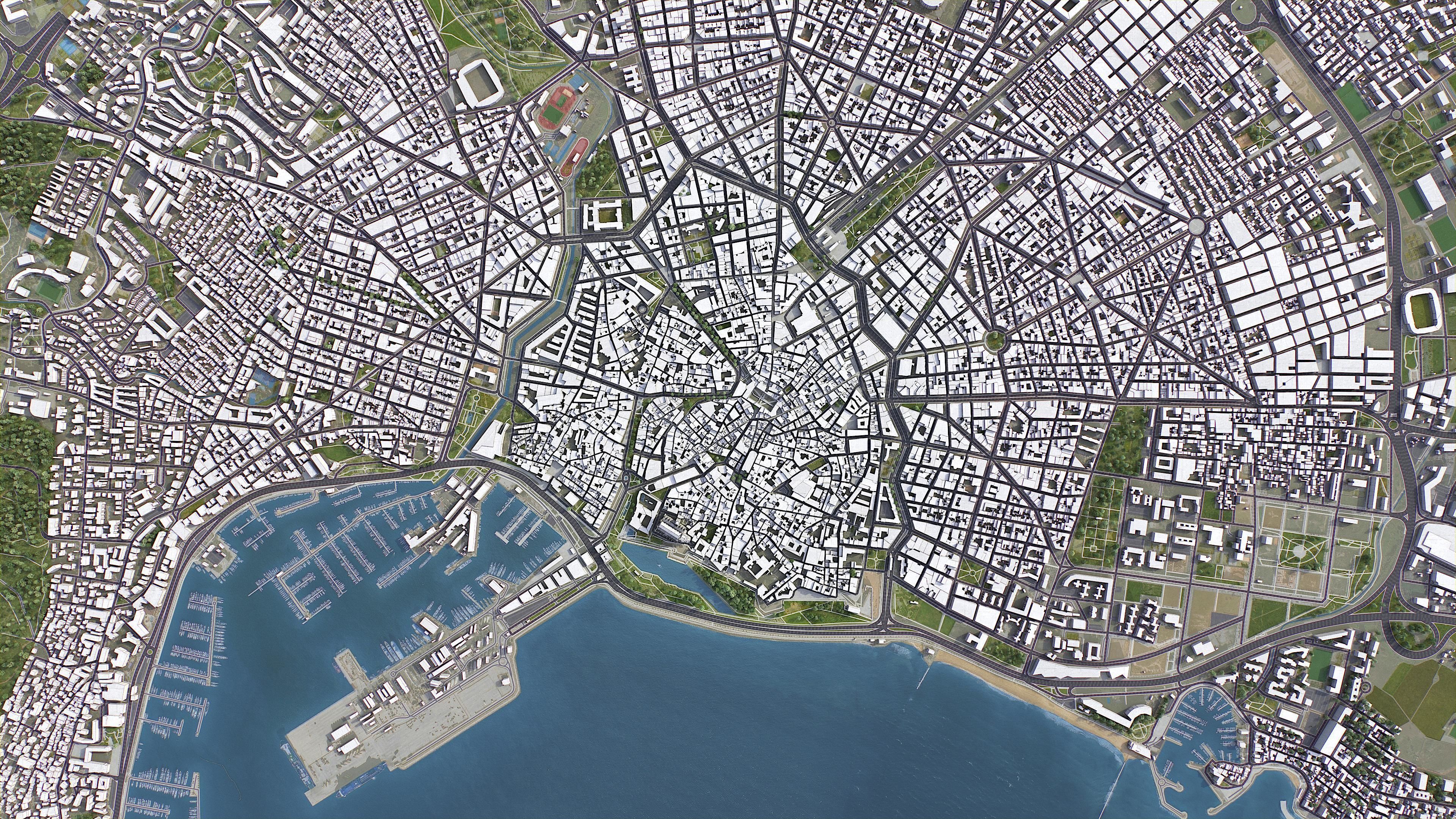 Palma Low-poly 3D model_8