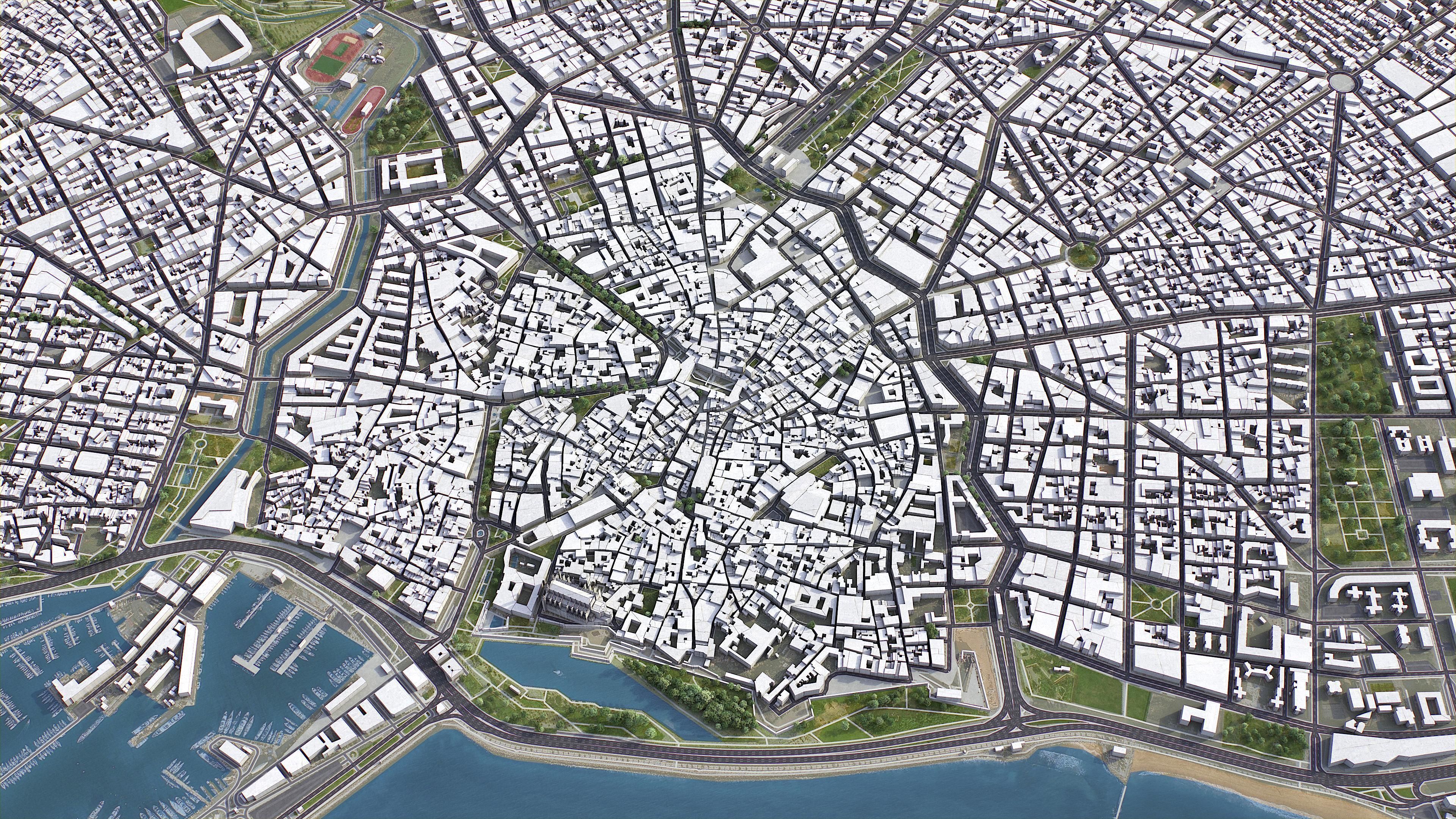 Palma Low-poly 3D model_1