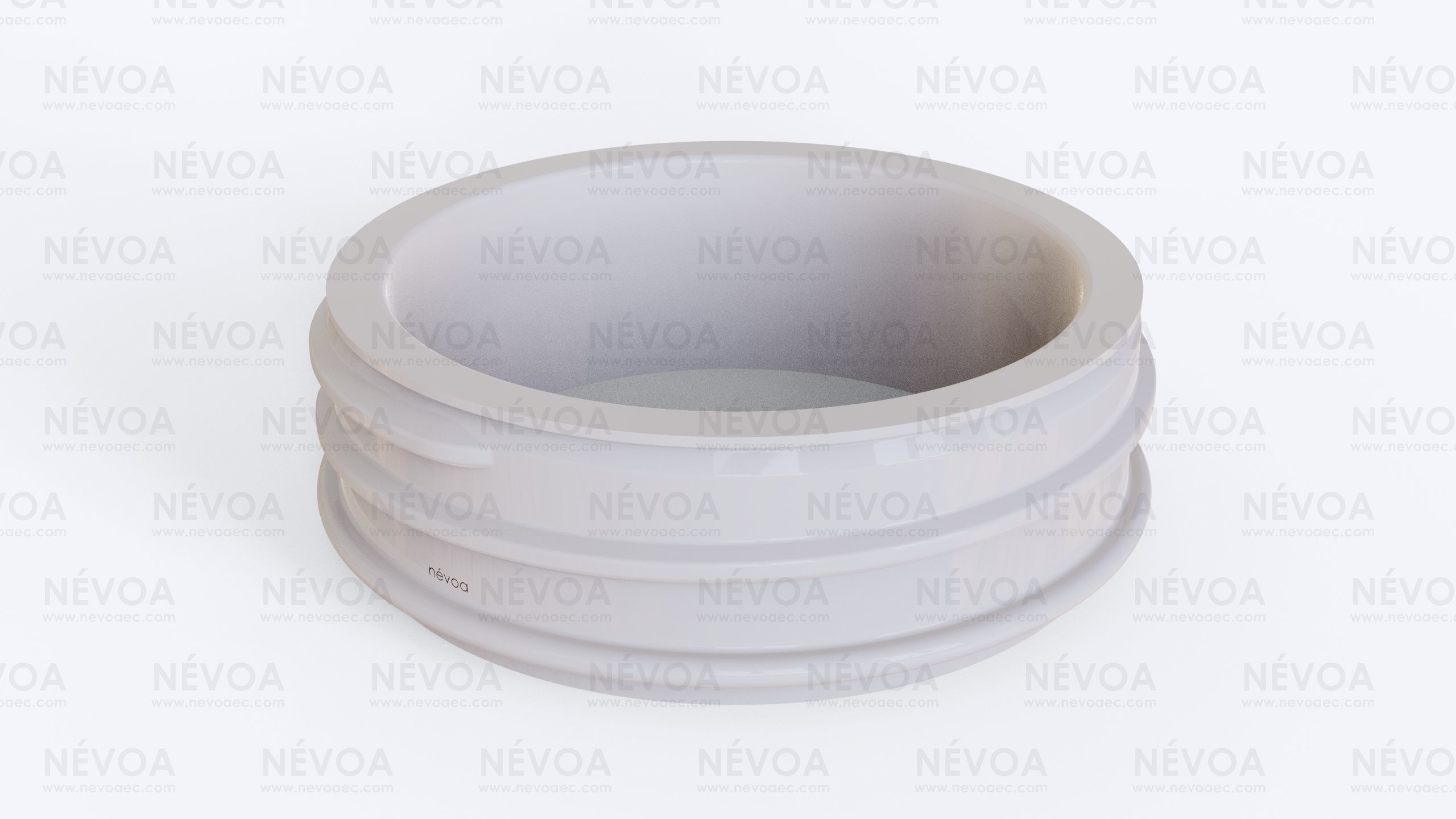 Neck finish - SP 444 - 70 - LIP - BF - voluntary standard 3D model_1