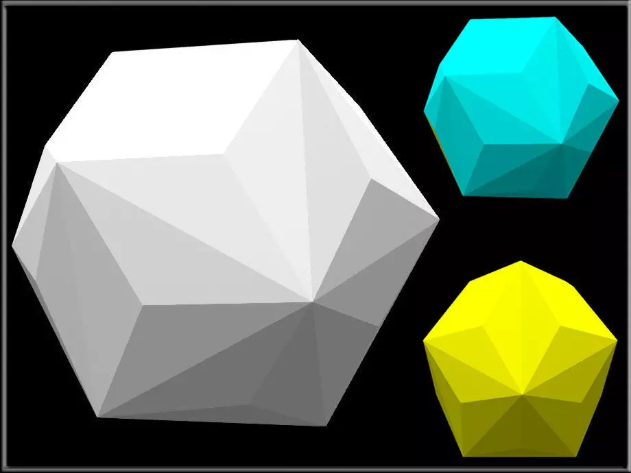 DIAMOND STAR Low-poly 3D model_0