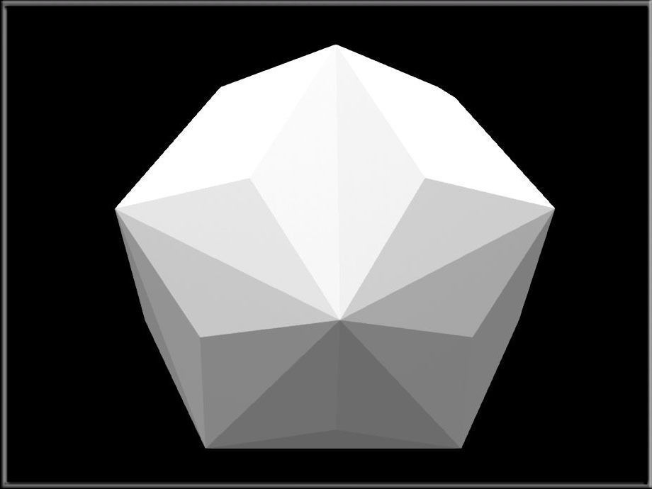 DIAMOND STAR Low-poly 3D model_2