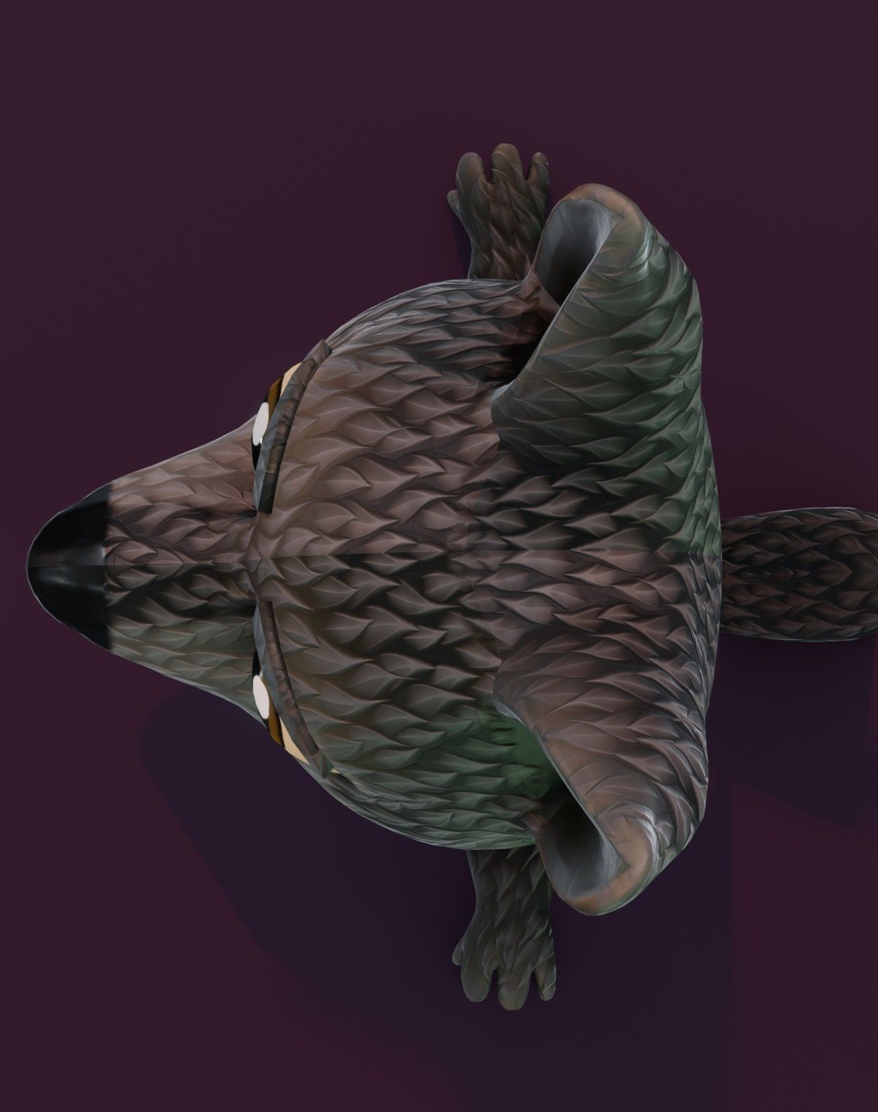 Cartoon Wolf Rigged 3D Models Low-poly 3D model_75