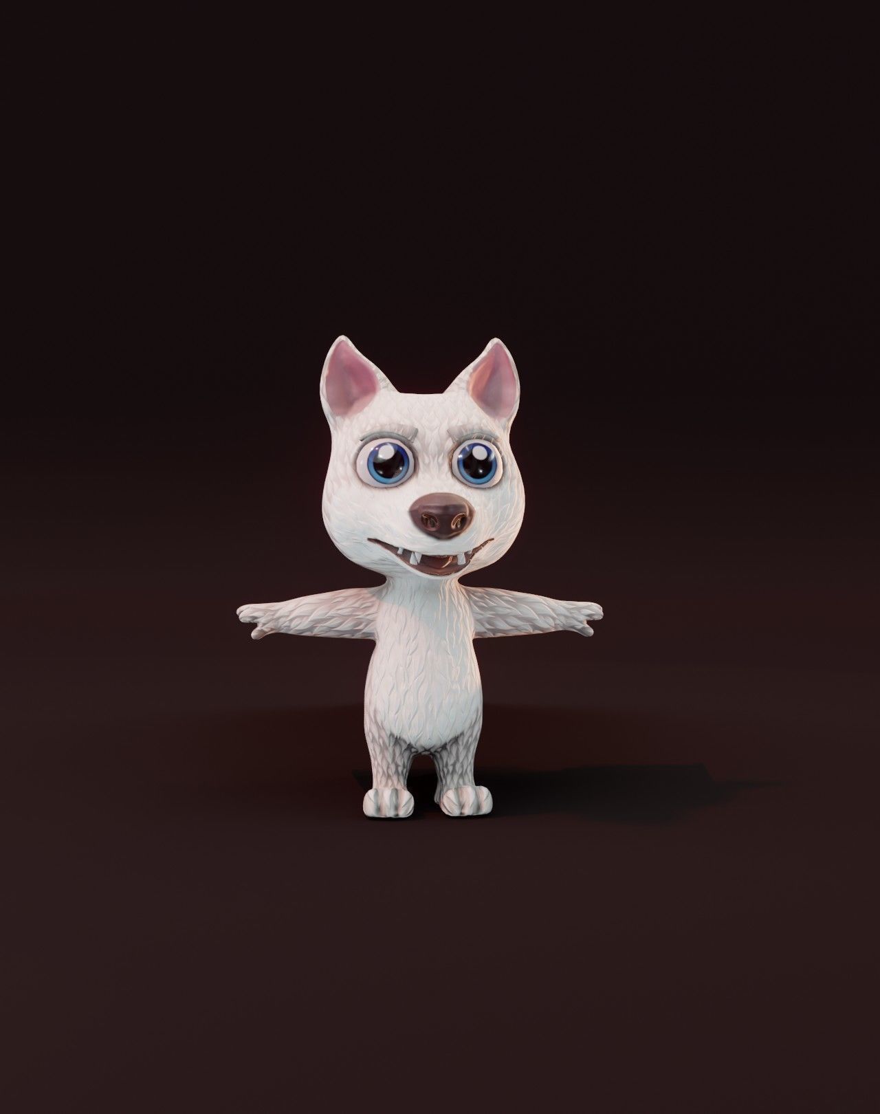 Cartoon Wolf Rigged 3D Collection _34