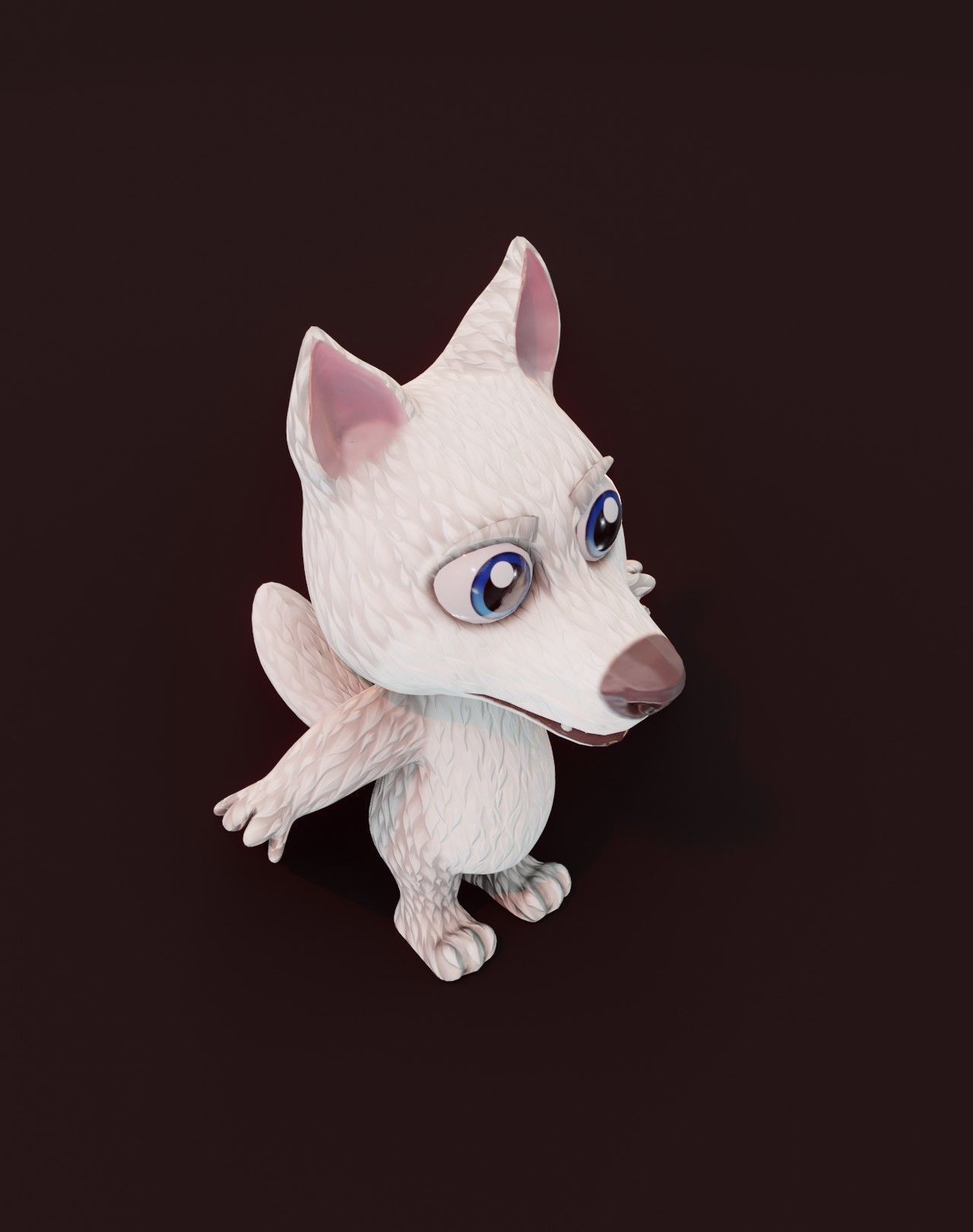 Cartoon Wolf Rigged 3D Collection _32