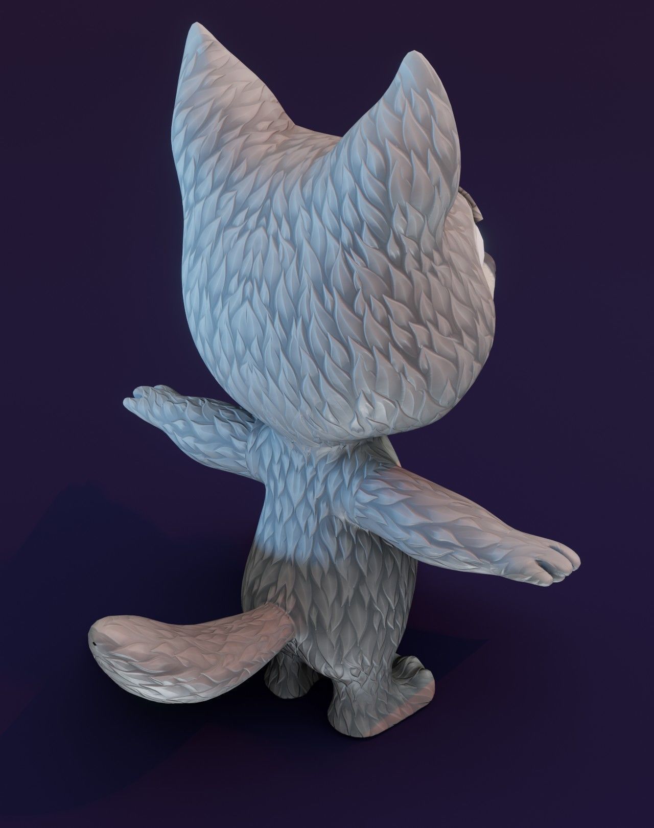 Cartoon Wolf Rigged 3D Collection _24