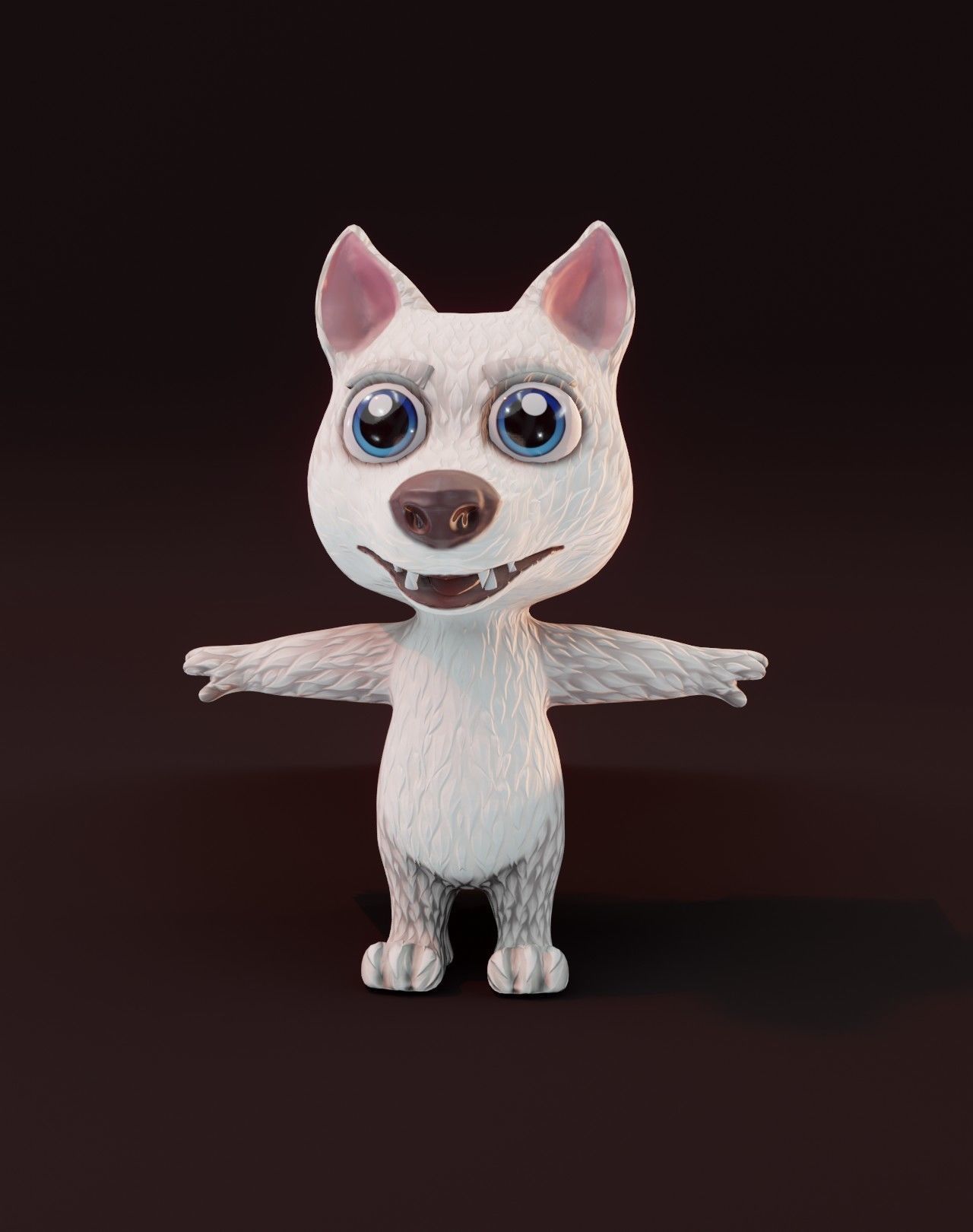 Cartoon Wolf Rigged 3D Collection _28