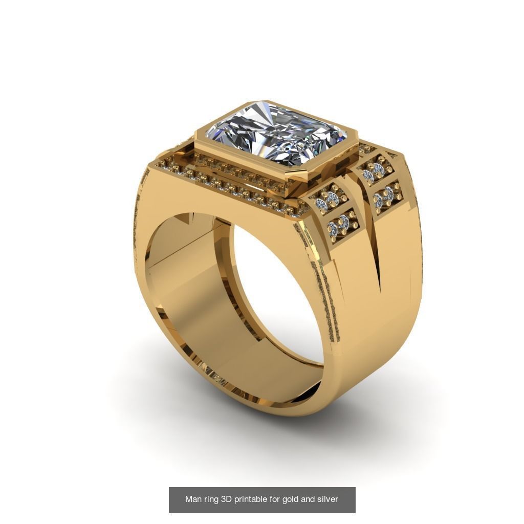 Man 3d Ring Jewellery Models collection 30 pieces _30