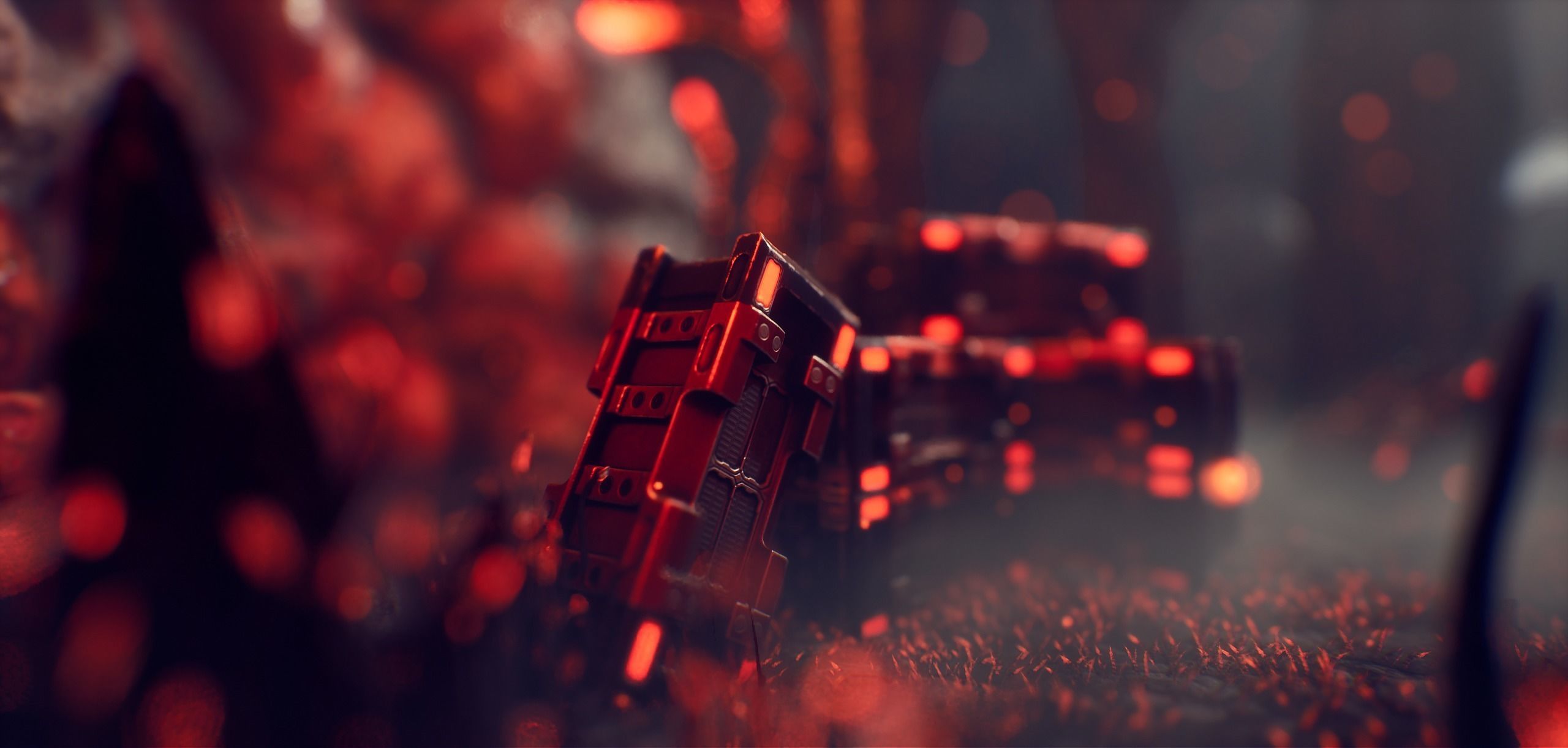 PBR SCI-FI Battery Low-poly 3D model_6