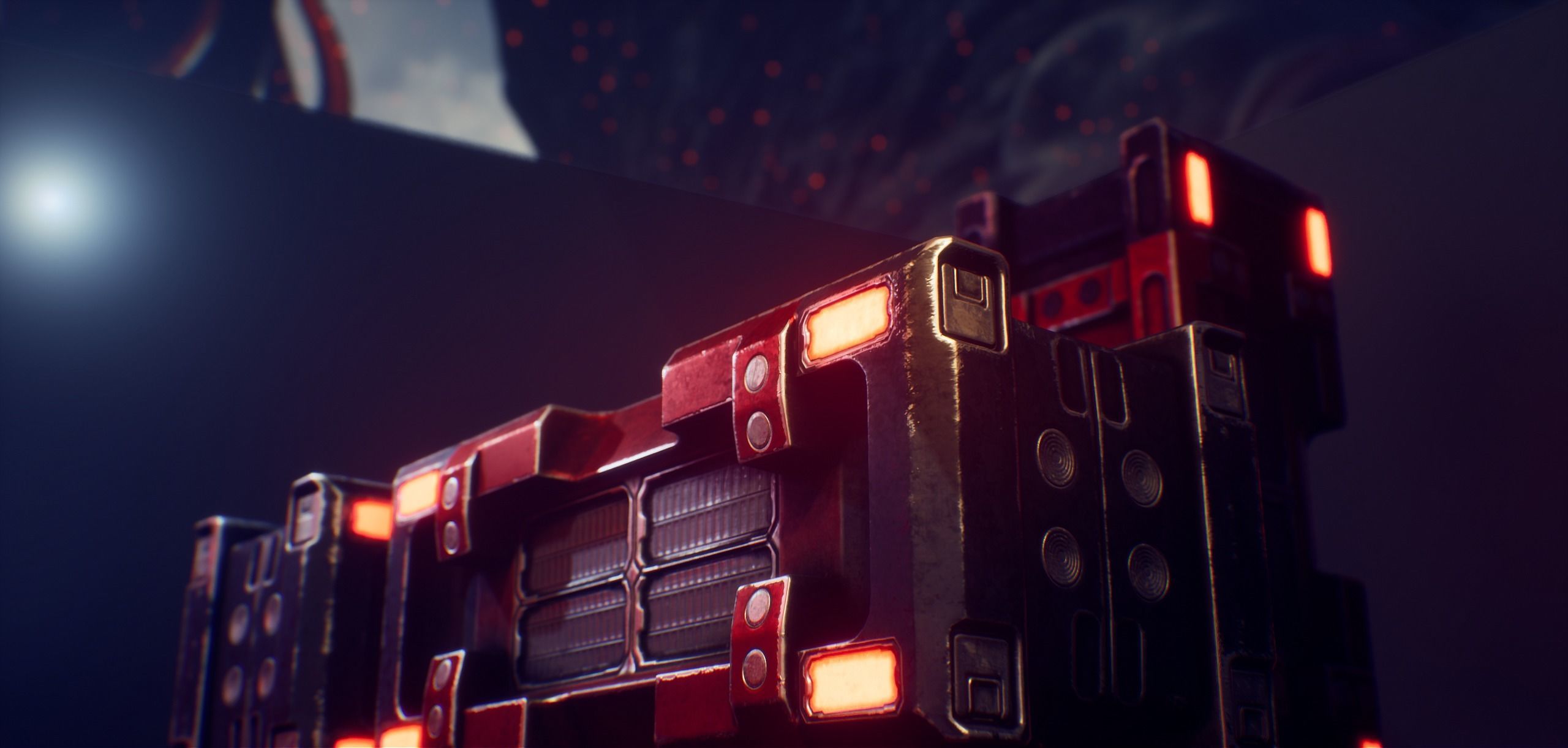 PBR SCI-FI Battery Low-poly 3D model_5