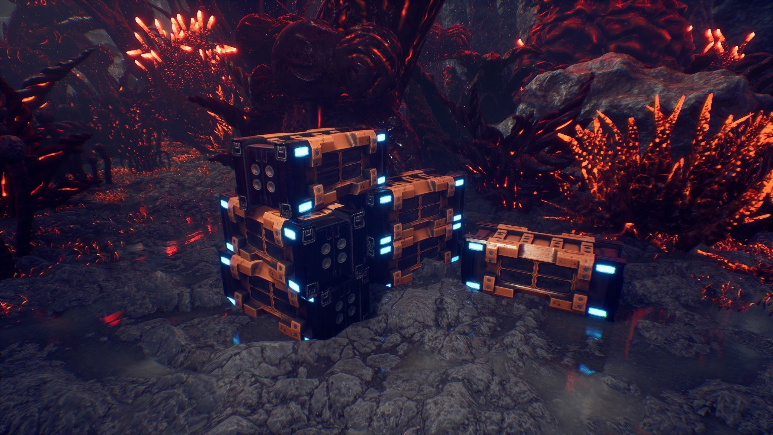 PBR SCI-FI Battery Low-poly 3D model_10