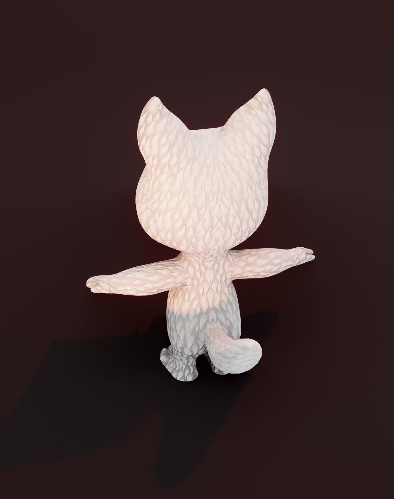 Cartoon Wolf Animated 3D Models Low-poly 3D model_29