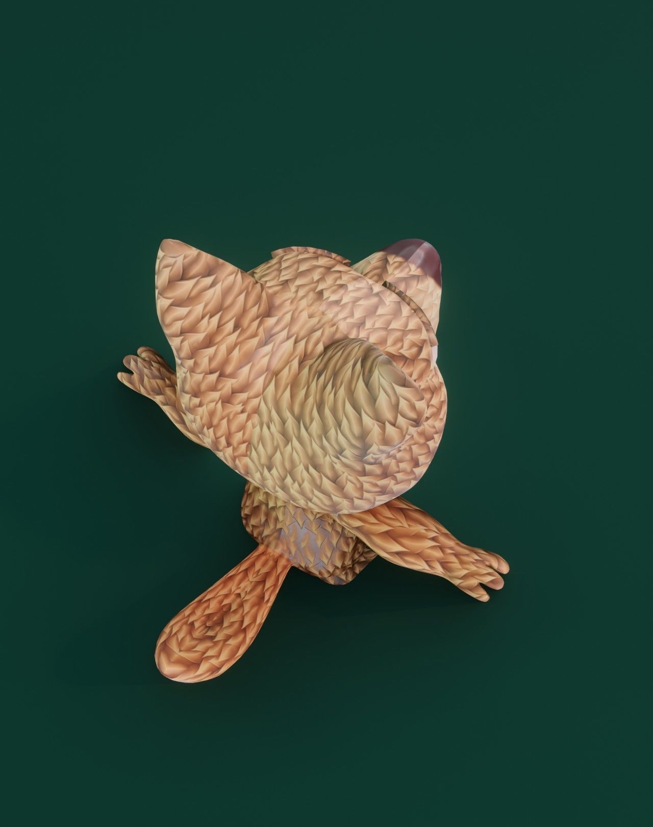 Cartoon Wolf Animated 3D Models Low-poly 3D model_59