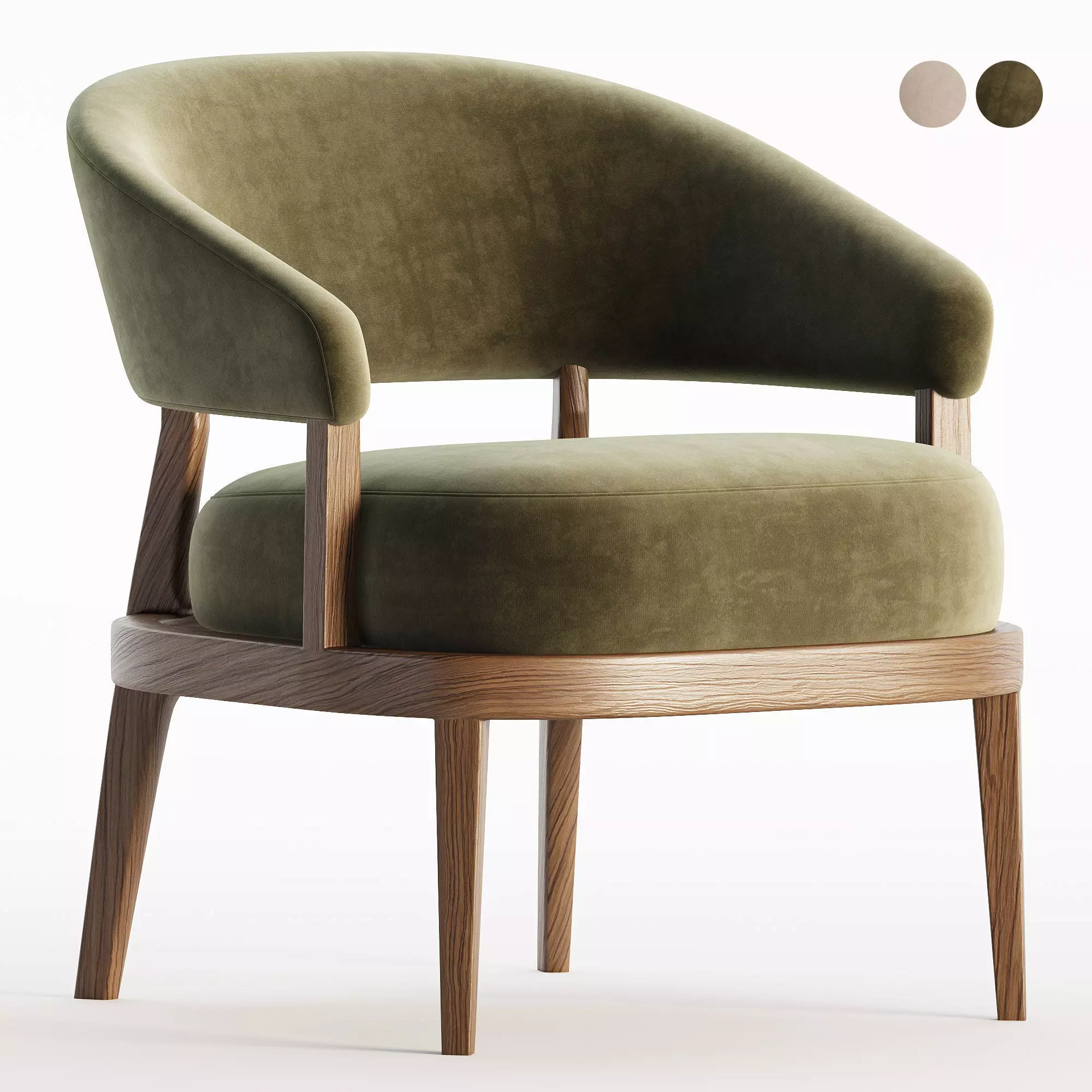 ECLIPSE Easy chair By Very Wood 3D model