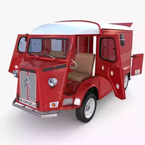 Citroen HY Red with interior